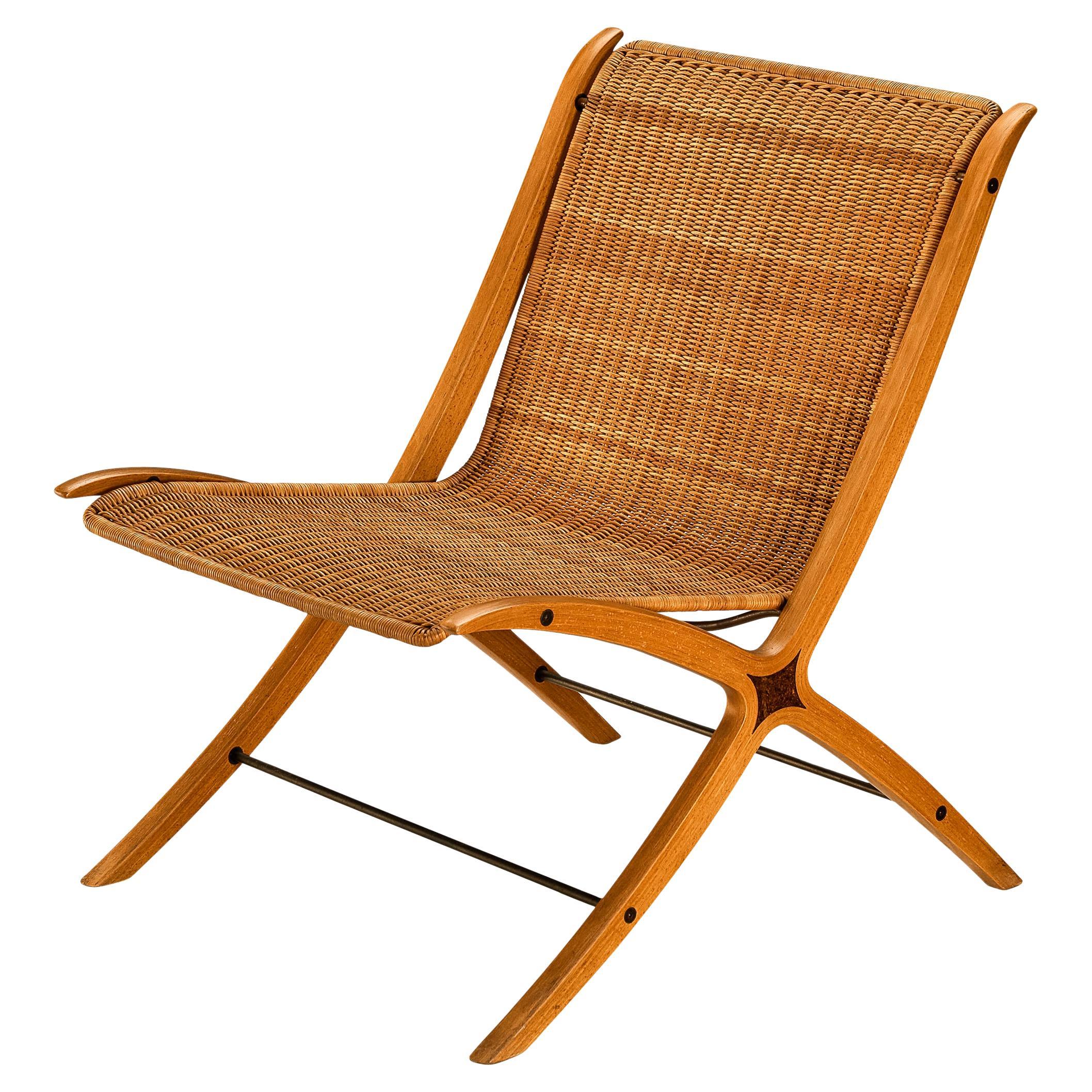 Peter Hvidt & Orla Mølgaard Nielsen Chair Model '6103' in Cane For Sale