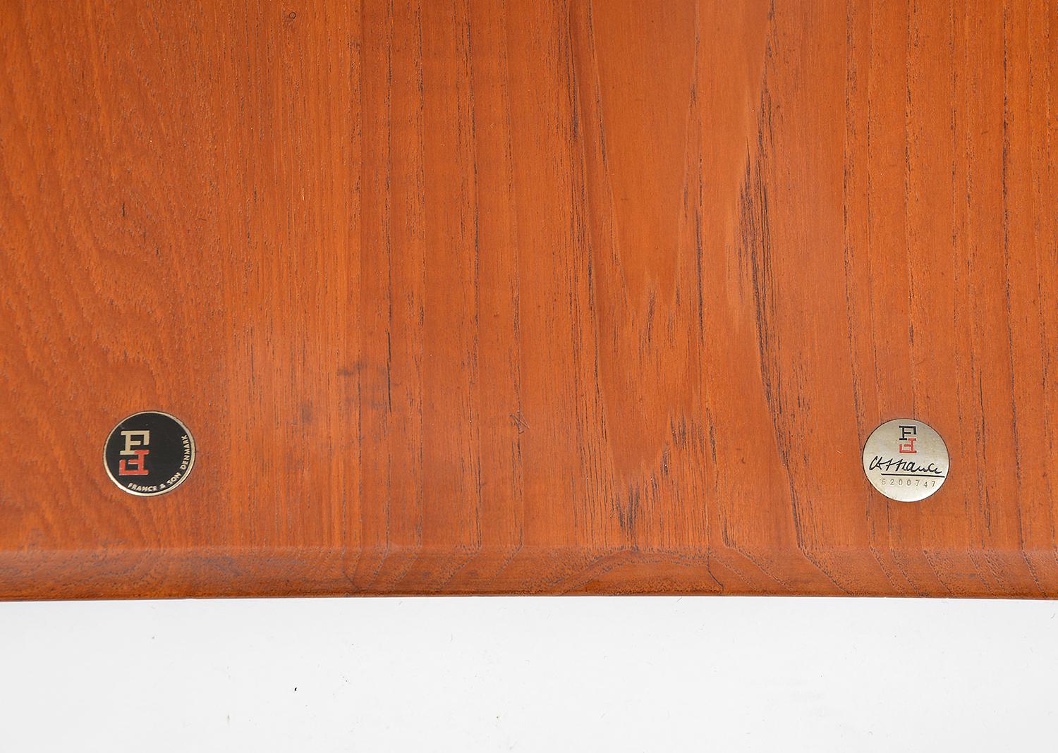 Peter Hvidt Orla Mølgaard Nielsen Danish Teak Coffee Table FD-516 France & Son 9