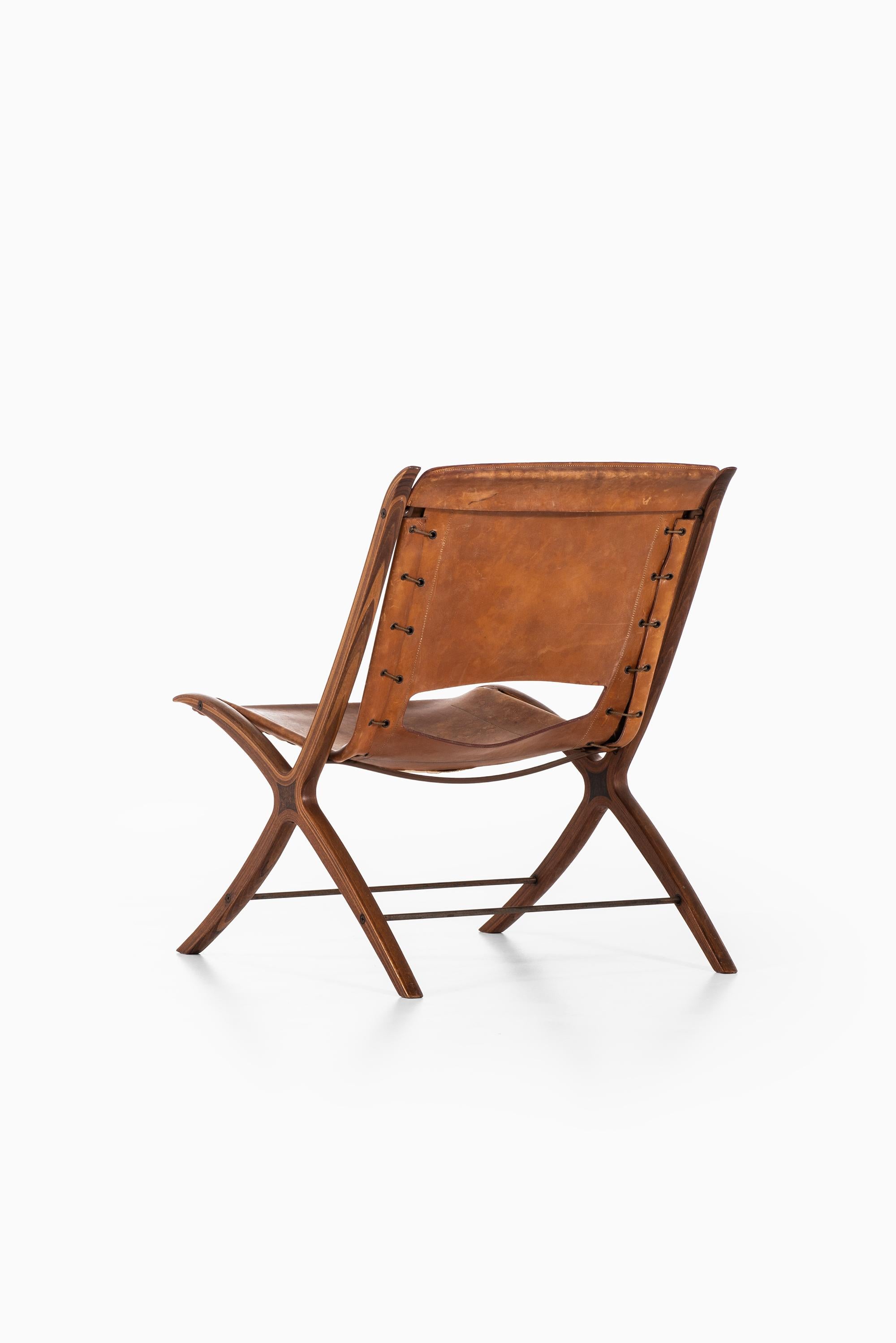 Peter Hvidt & Orla Mølgaard-Nielsen Easy Chair Model Fh-6135 / X-Chair For Sale 2