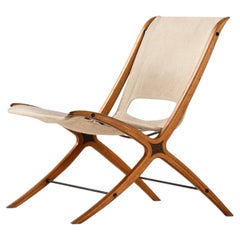 Used Peter Hvidt & Orla Mølgaard-Nielsen Easy Chair Model X-Chair / FH-6135