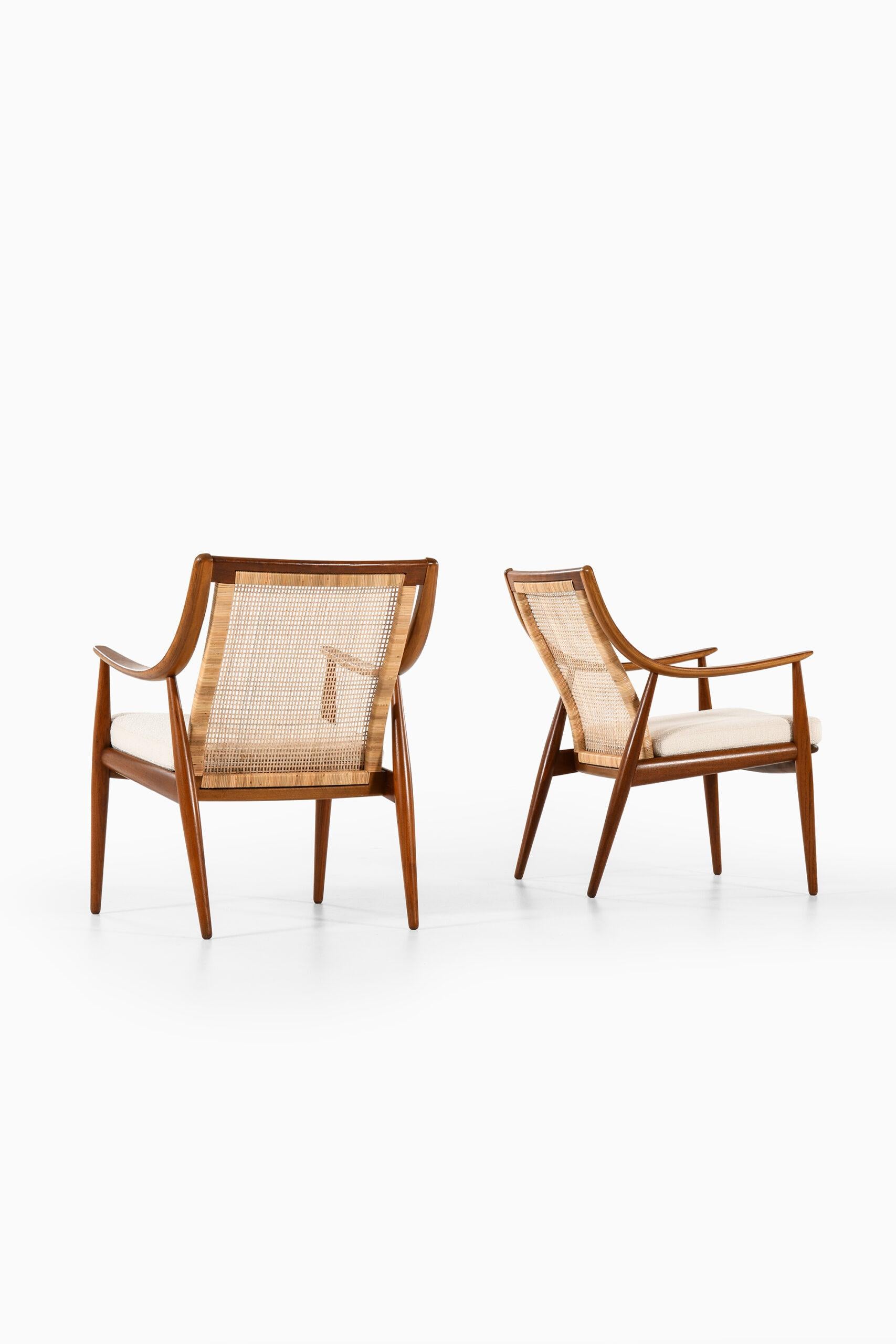 Mid-20th Century Peter Hvidt & Orla Mølgaard-Nielsen Easy Chairs Model 146 by France & Son For Sale