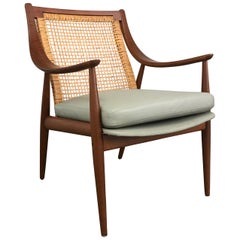 Peter Hvidt & Orla Mølgaard Nielsen FD-146 Cane Back Armchair, Denmark