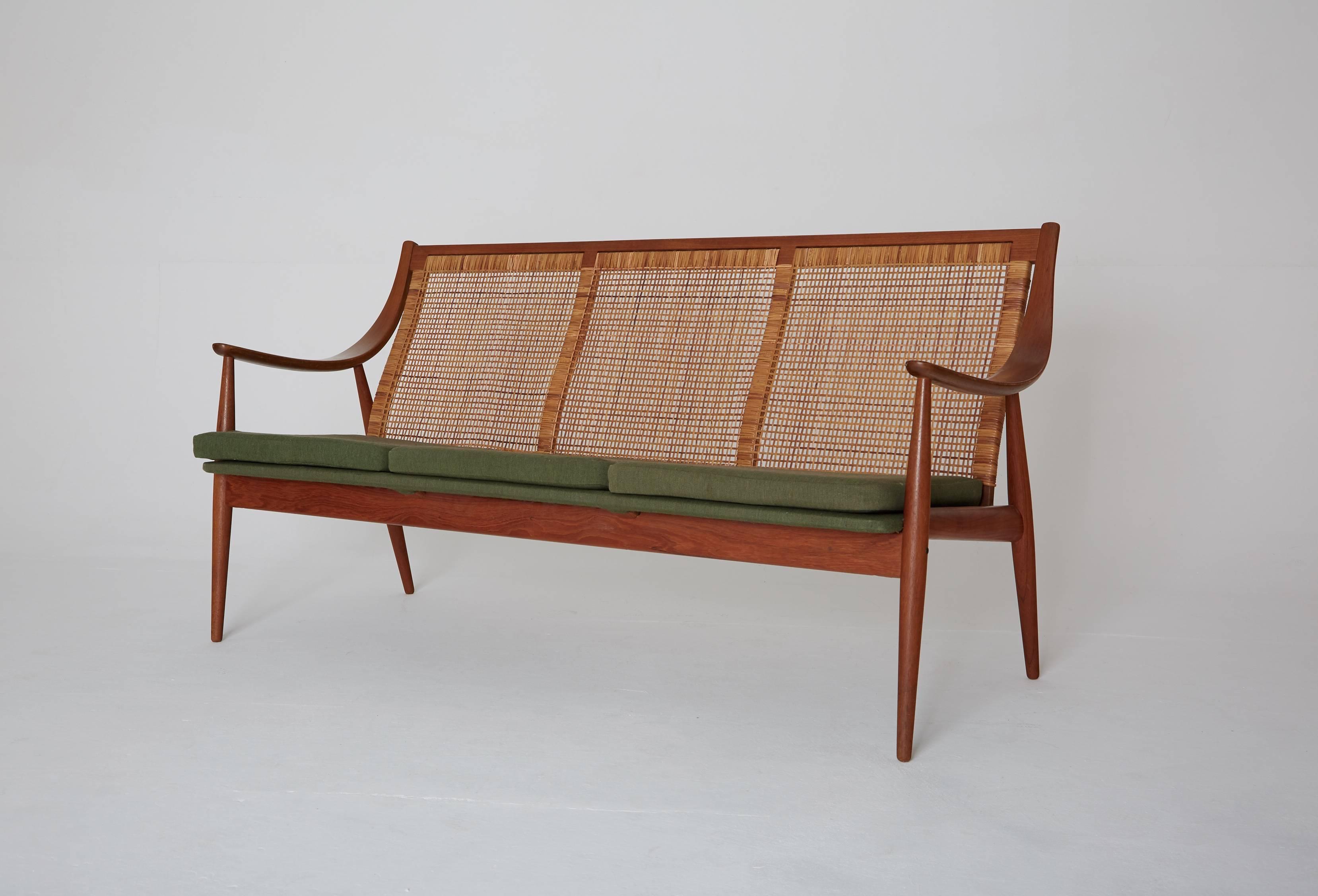 Peter Hvidt & Orla Mølgaard-Nielsen FD 146 Sofa and Chair, Denmark, 1950s In Excellent Condition In London, GB