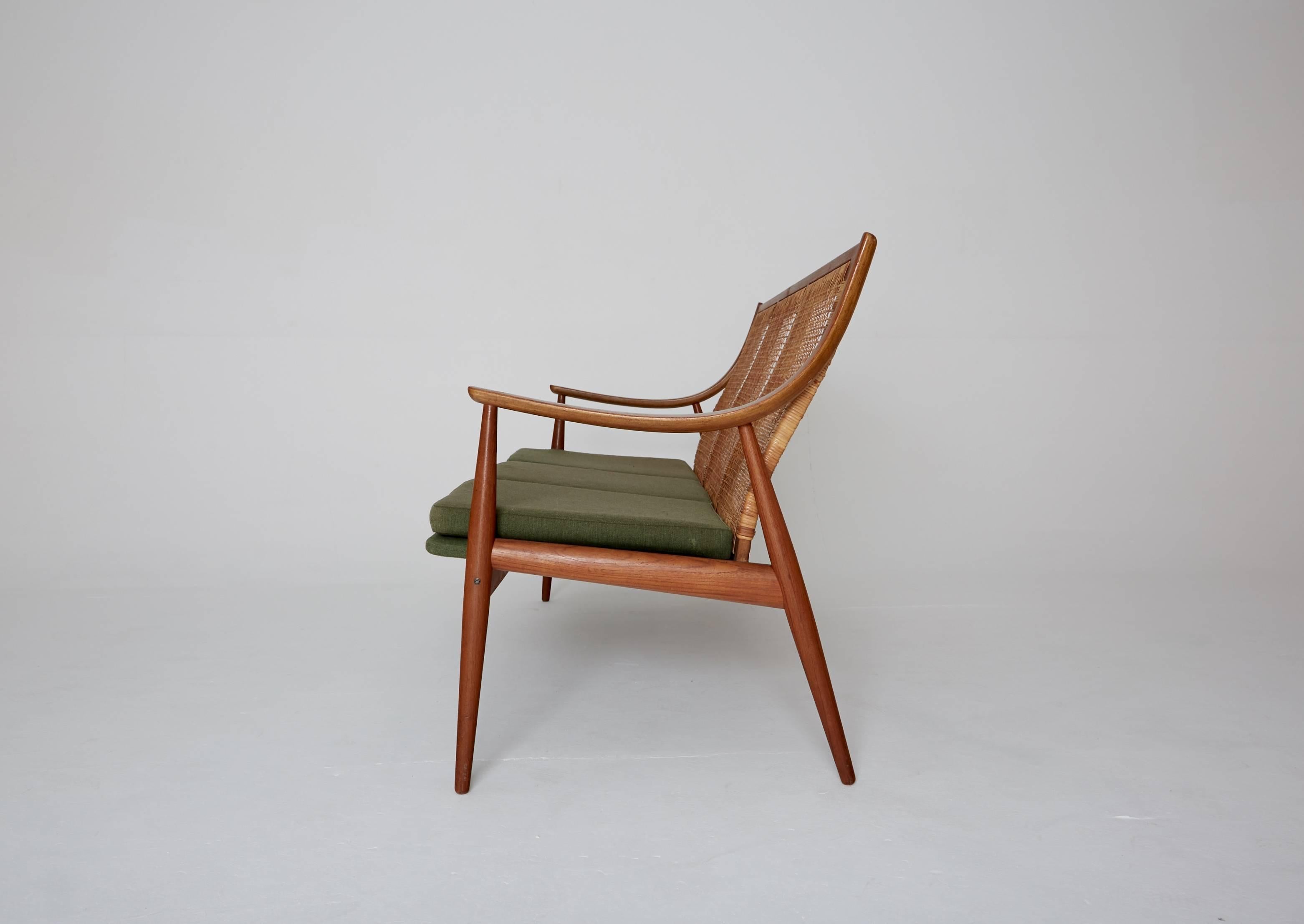 20th Century Peter Hvidt & Orla Mølgaard-Nielsen FD 146 Sofa and Chair, Denmark, 1950s