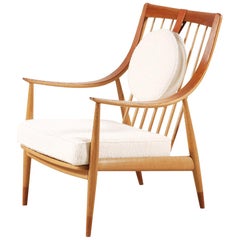 Peter Hvidt & Orla Mølgaard-Nielsen FD144 Easy Chair, Denmark, 1953