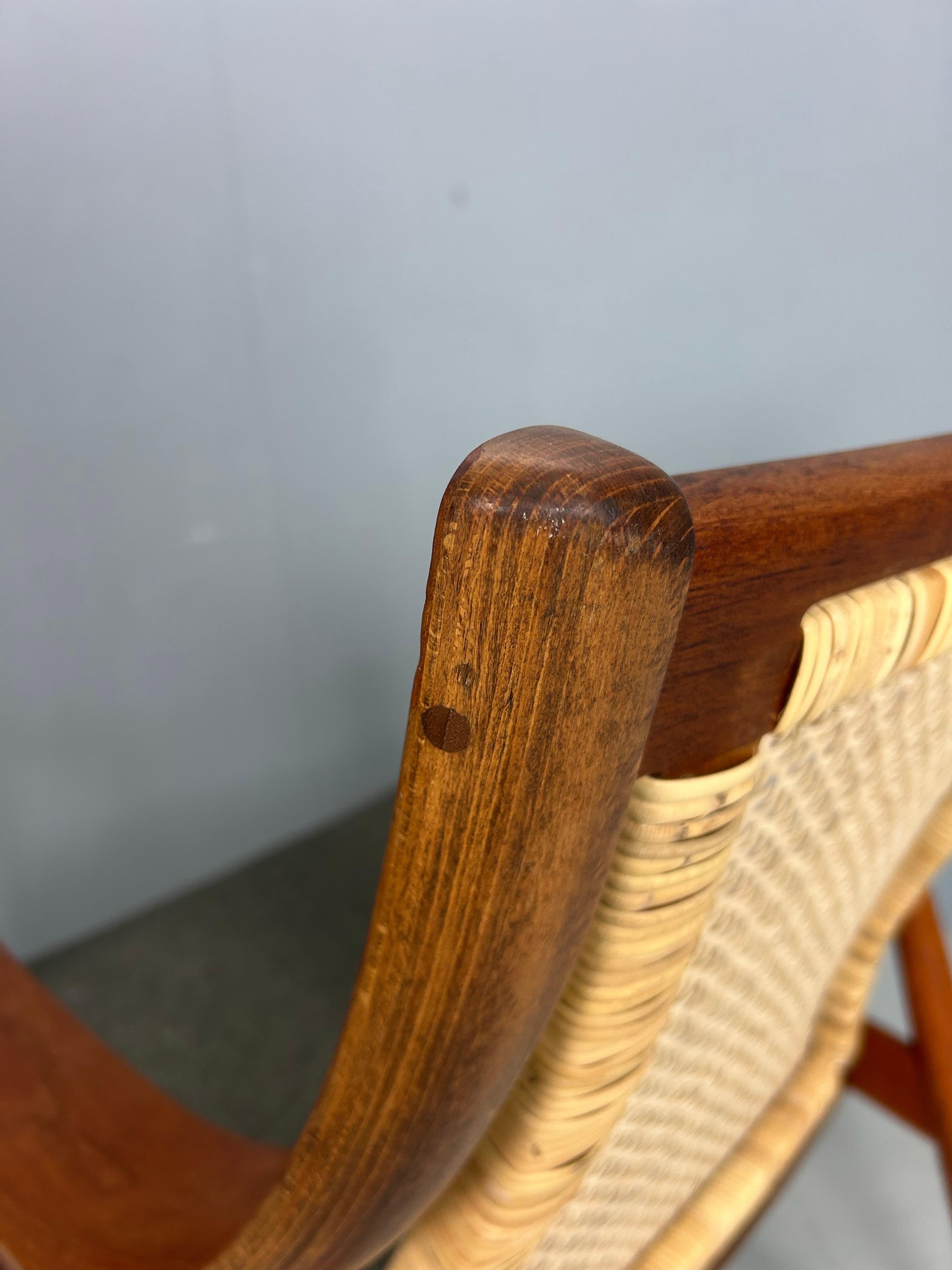 Peter Hvidt & Orla Mølgaard-Nielsen FD146 Sillón con respaldo de caña, Dinamarca en venta 4