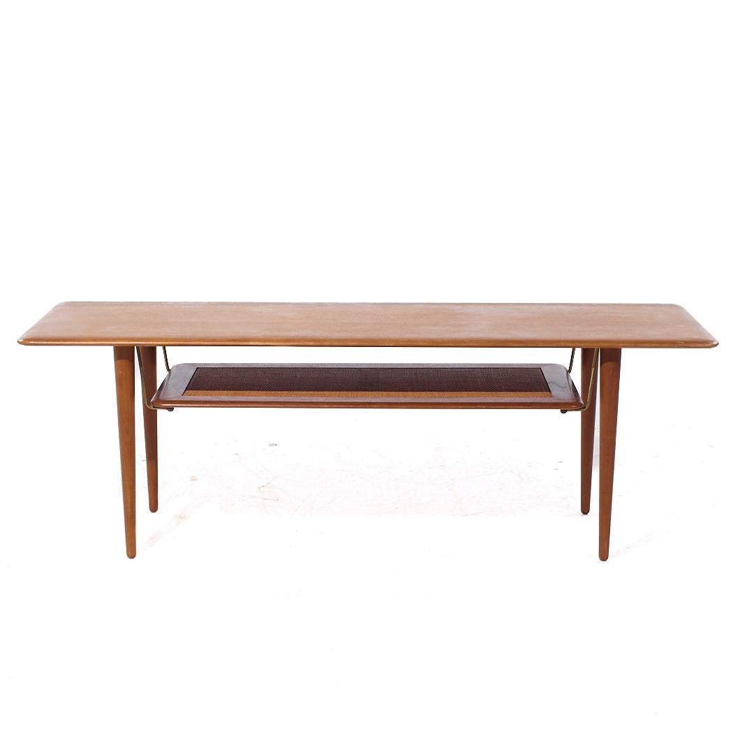 Peter Hvidt & Orla Mølgaard-Nielsen pour France Sons FD 516 MCM Table basse en teck Bon état - En vente à Countryside, IL