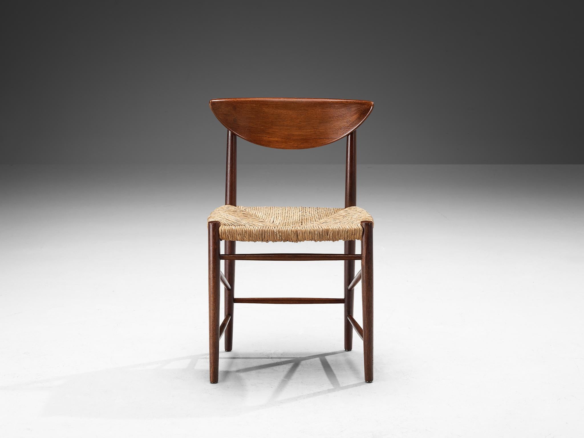 Scandinavian Modern Peter Hvidt & Orla Mølgaard-Nielsen for Søborg Dining Chair in Teak  For Sale