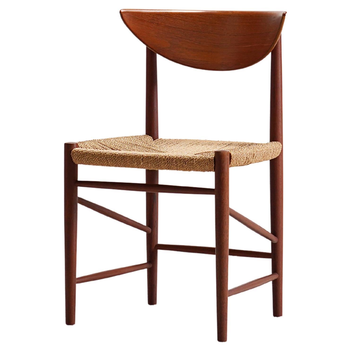 Peter Hvidt 
Orla Mølgaard-Nielsen for Søborg Model 316 Dining Chair, 1950s For Sale