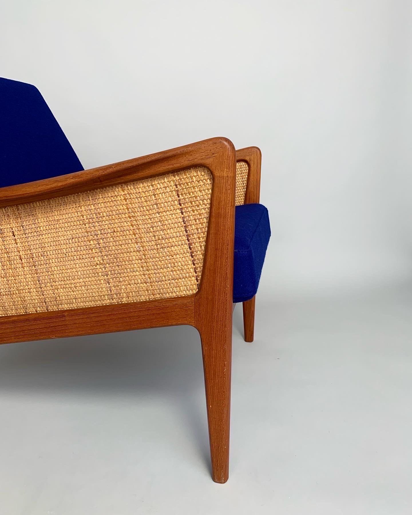 Peter Hvidt & Orla Mølgaard-Nielsen Lounge Chair FD-151 Teak Cane 2