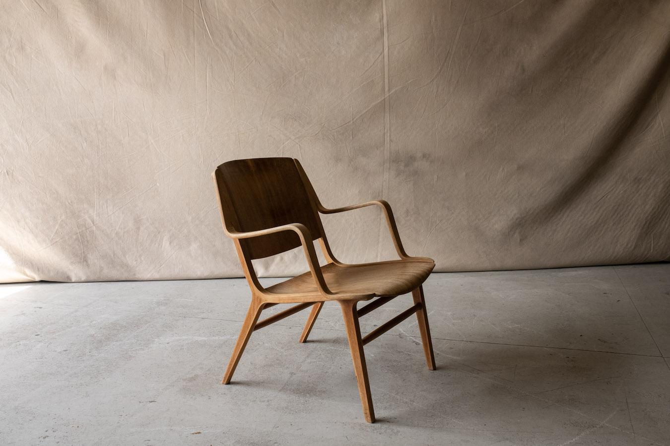 Peter Hvidt & Orla Mølgaard Nielsen Lounge Chair, Model Ax, Circa 1960 In Good Condition For Sale In Nashville, TN