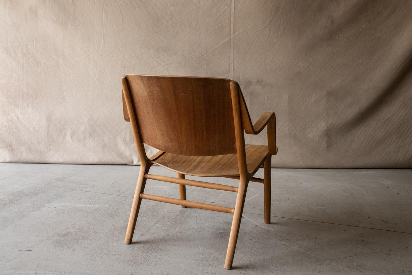 Milieu du XXe siècle Fauteuil de salon Peter Hvidt & Orla Mlgaard Nielsen, modèle Ax, vers 1960 en vente