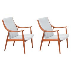 Peter Hvidt & Orla Mølgaard-Nielsen Lounge Chairs for France & Søn