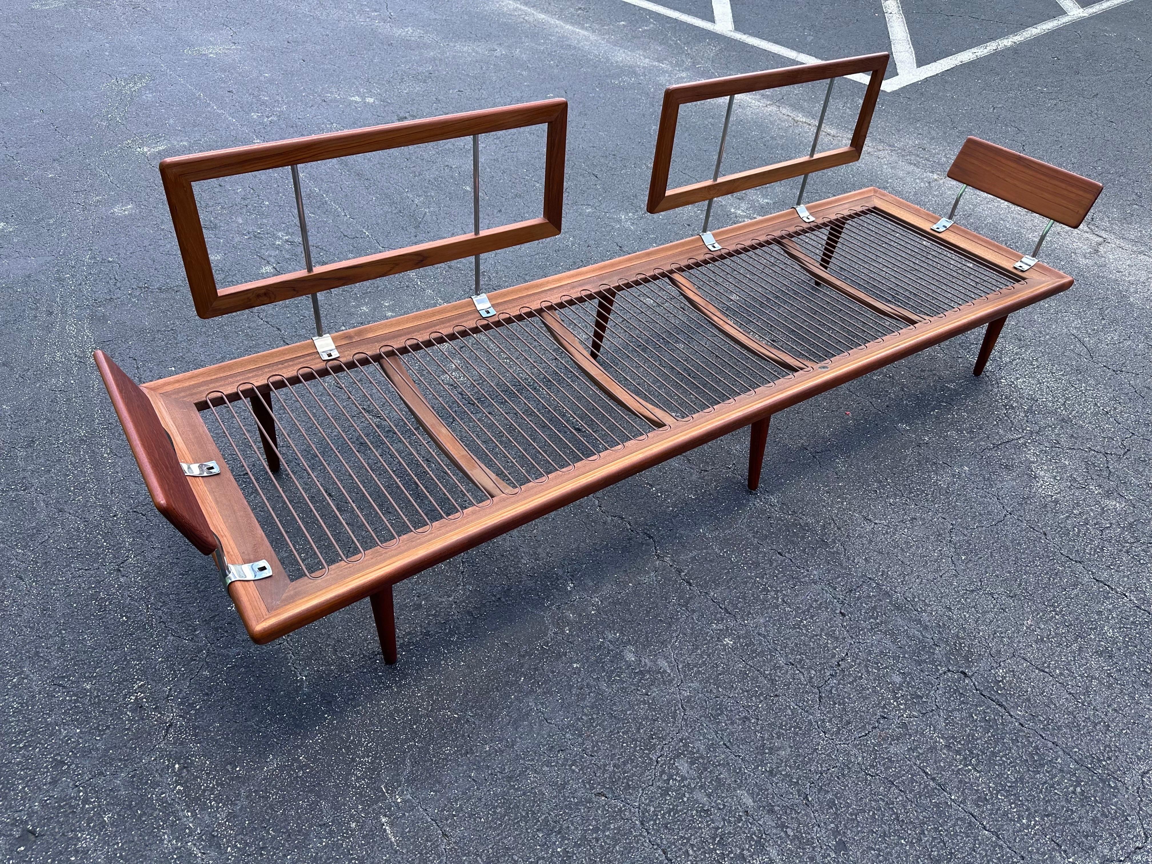 Peter Hvidt & Orla Mølgaard-Nielsen Minerva Divano Daybed France and Sons Danimarca in vendita 2