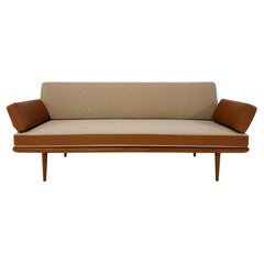 Peter Hvidt & Orla Mølgaard-Nielsen Minerva Sofa in Loro Piana Leather and Wool