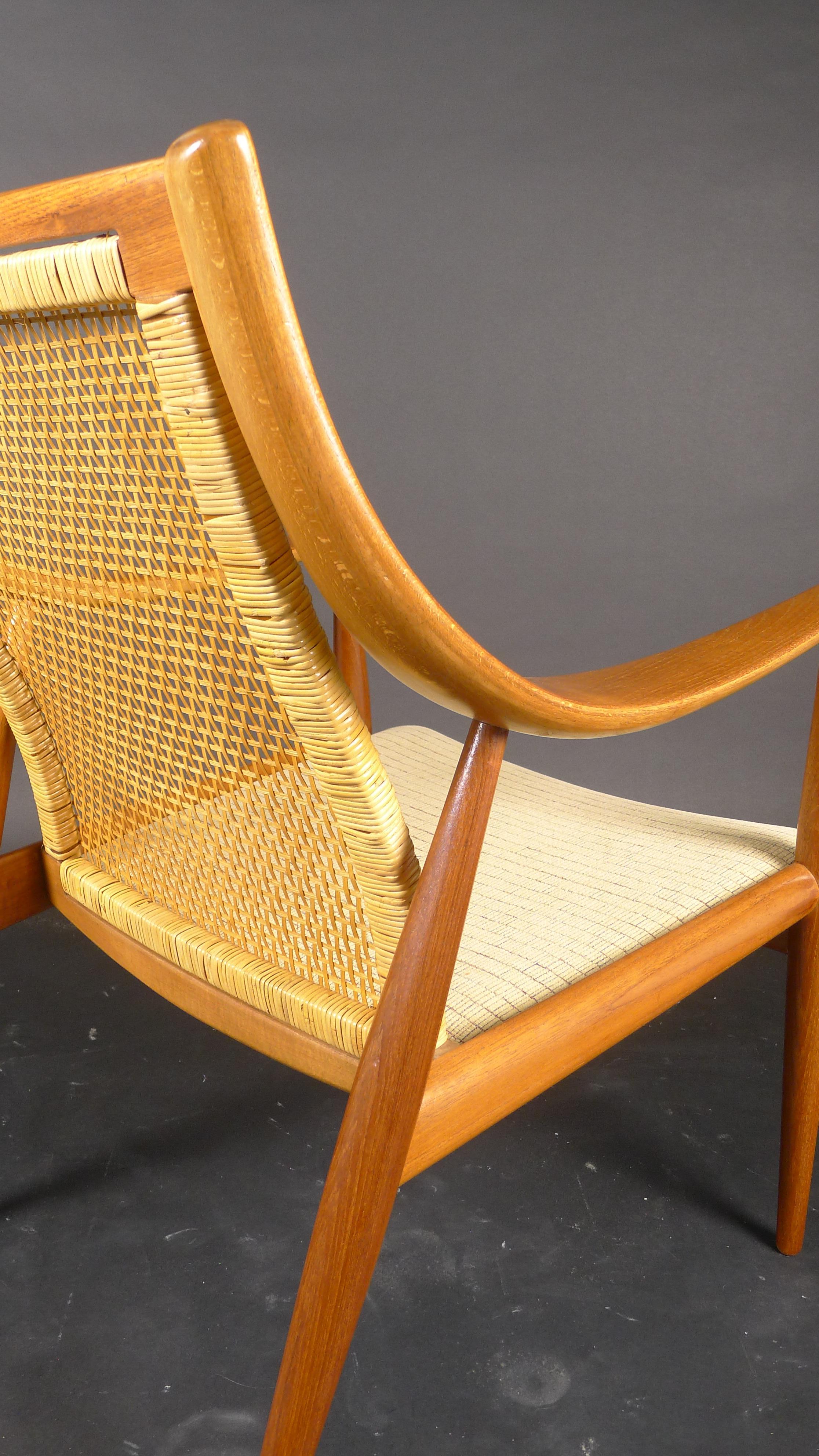 Mid-20th Century Peter Hvidt & Orla Mølgaard-Nielsen, Model 146 Easy Chair, France & Son, 1950s