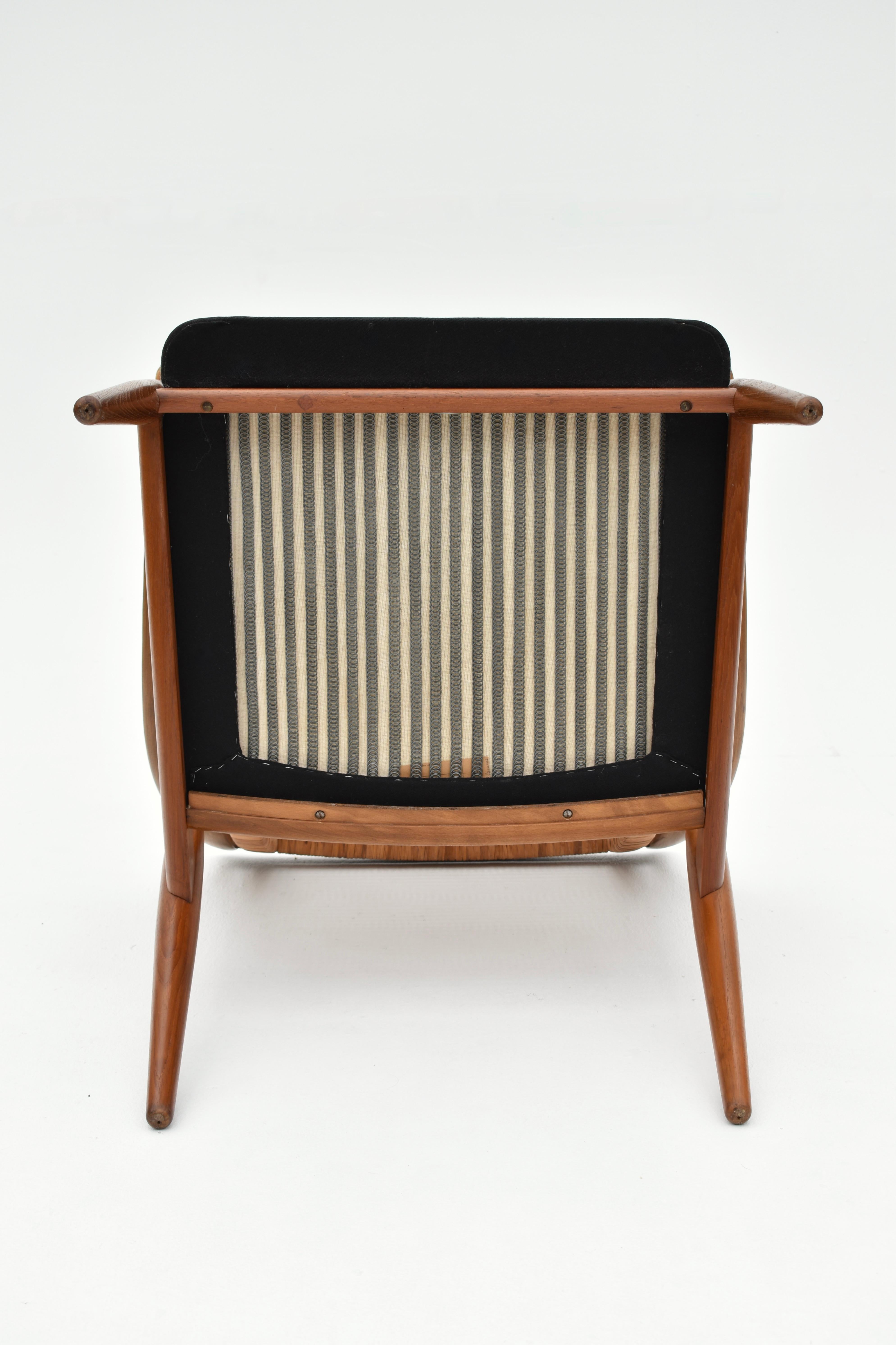 Peter Hvidt & Orla Mølgaard Nielsen Model 147 Lounge Chair For France & Son 9