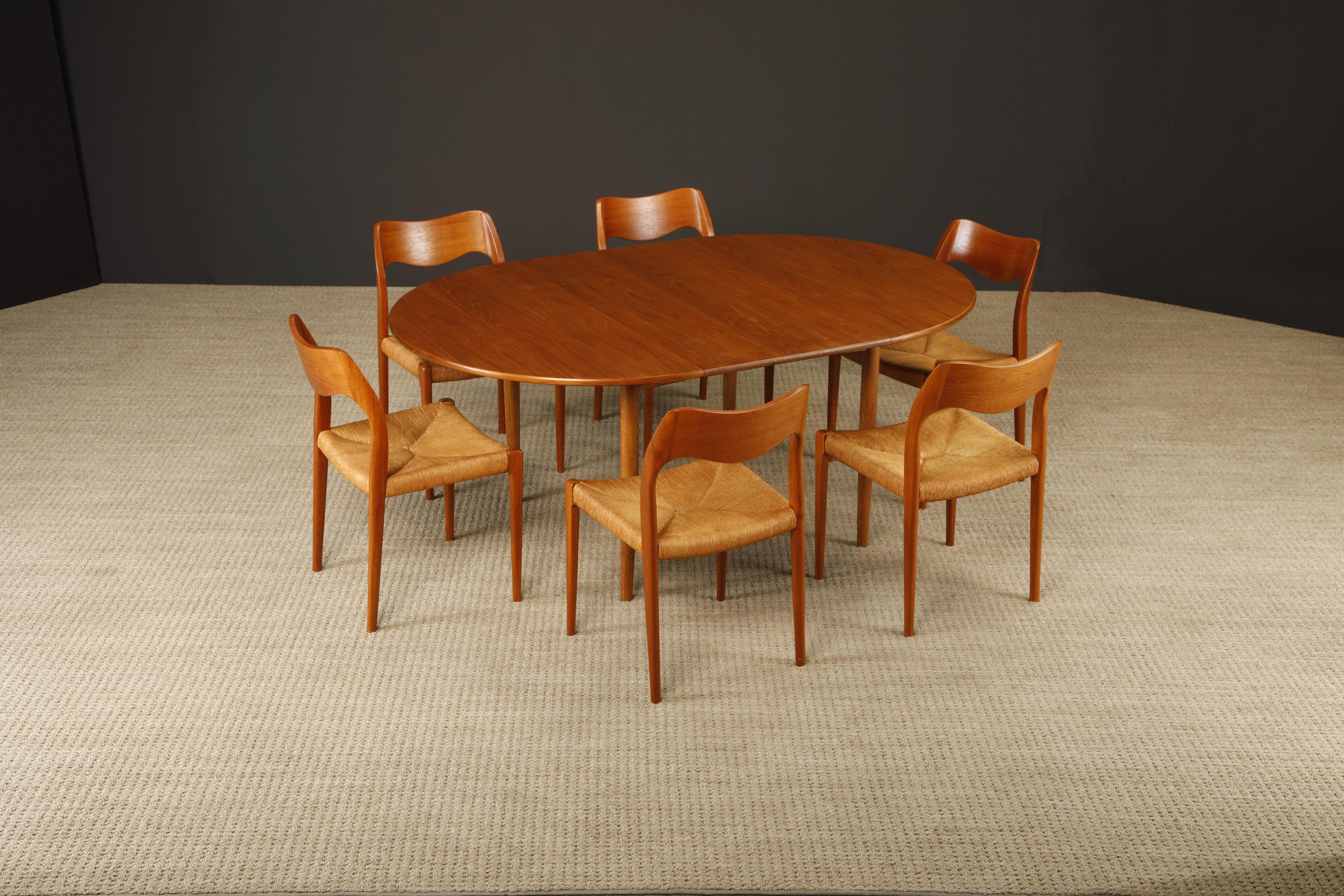 Peter Hvidt & Orla Mølgaard-Nielsen Model 311 Extendable Dining Table, 1950s For Sale 8