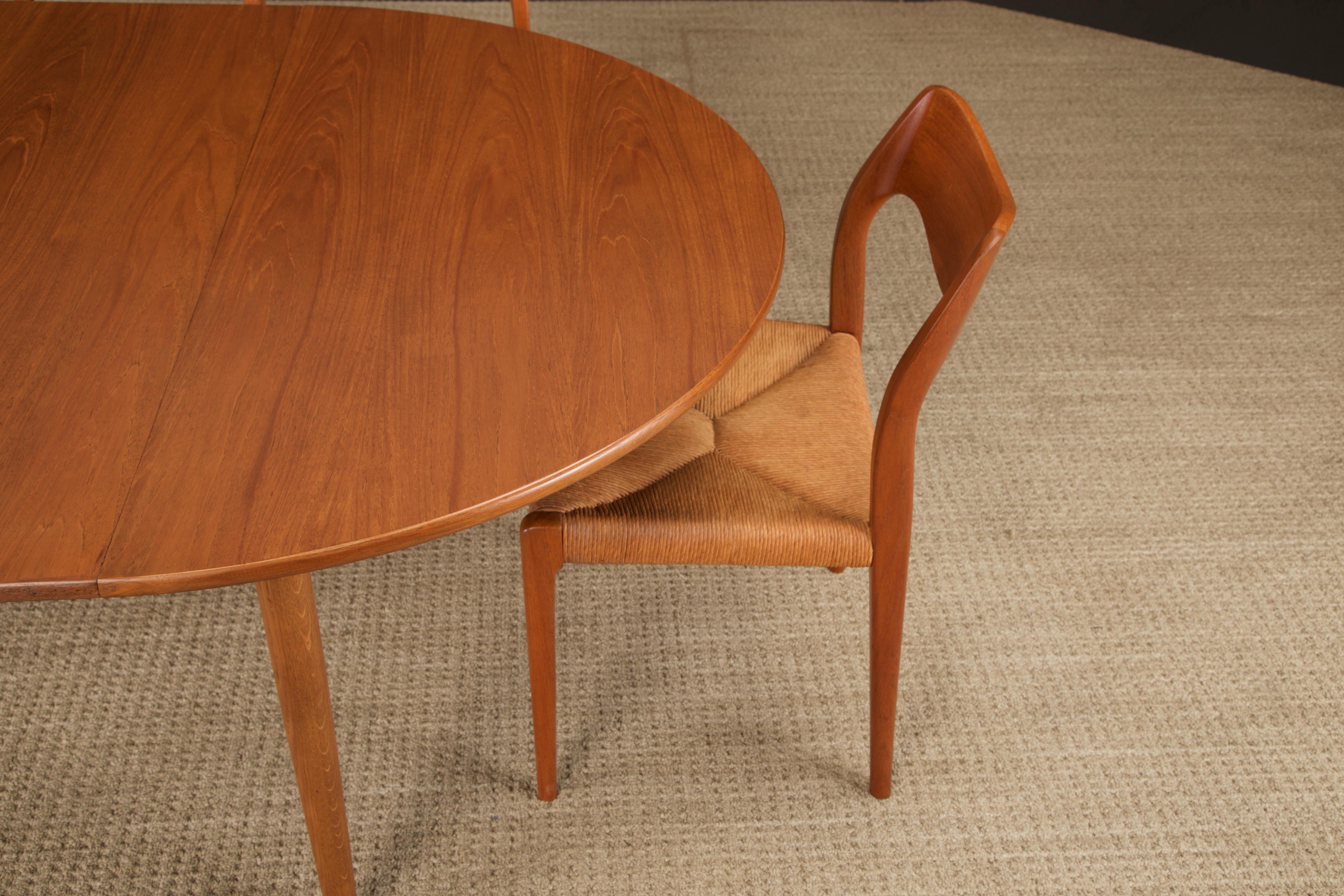 Peter Hvidt & Orla Mølgaard-Nielsen Model 311 Extendable Dining Table, 1950s For Sale 9