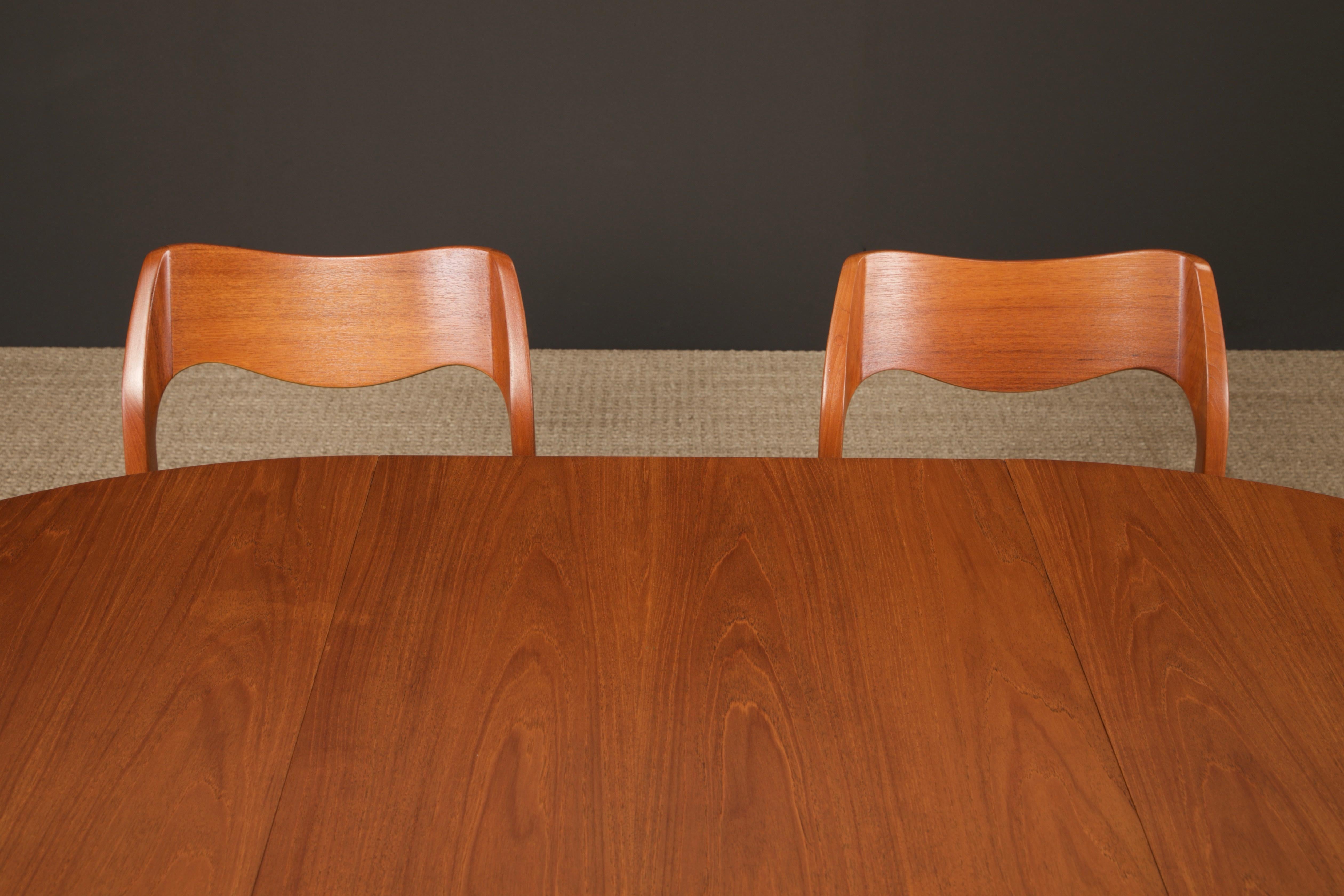 Peter Hvidt & Orla Mølgaard-Nielsen Model 311 Extendable Dining Table, 1950s For Sale 10