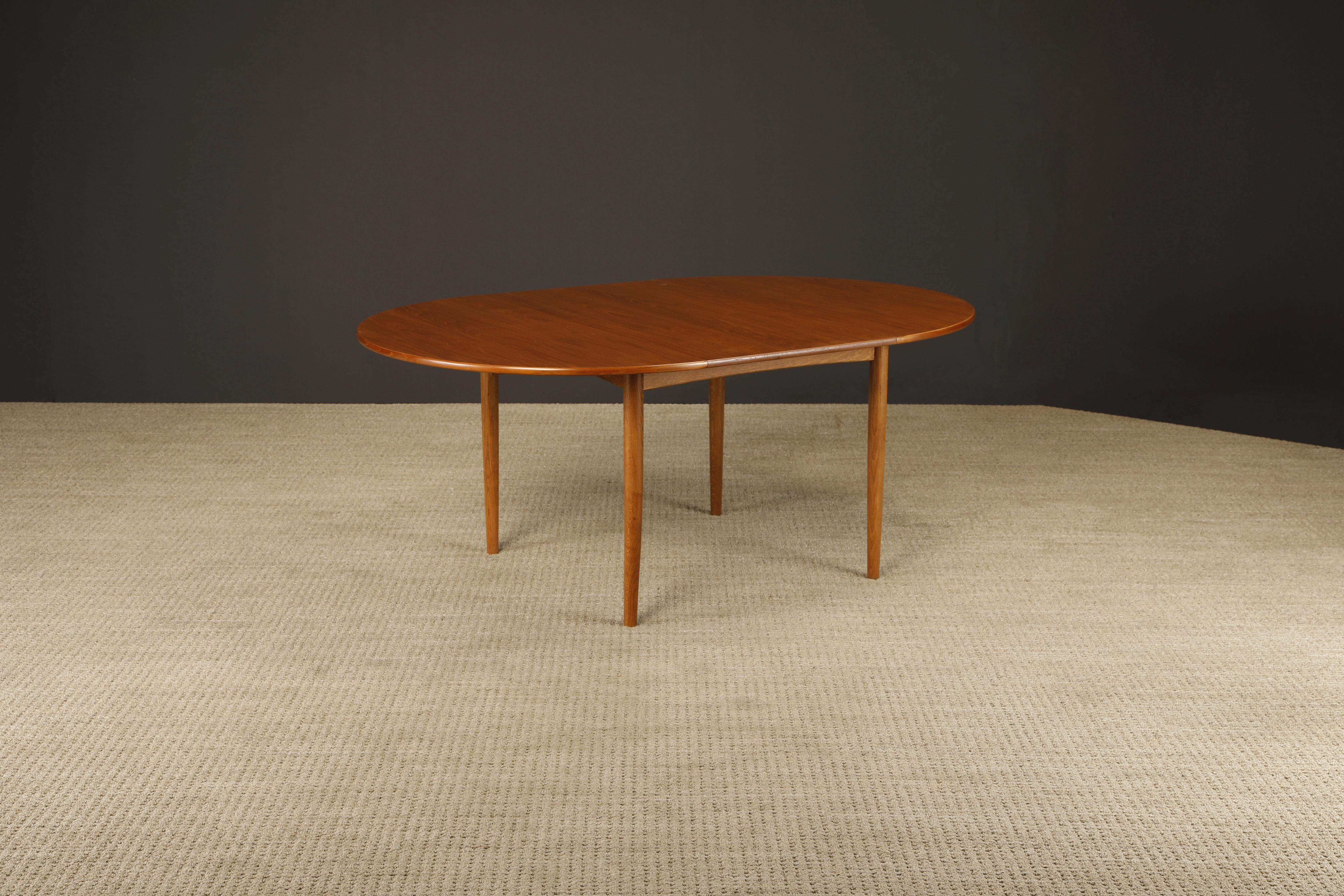 Danish Peter Hvidt & Orla Mølgaard-Nielsen Model 311 Extendable Dining Table, 1950s For Sale