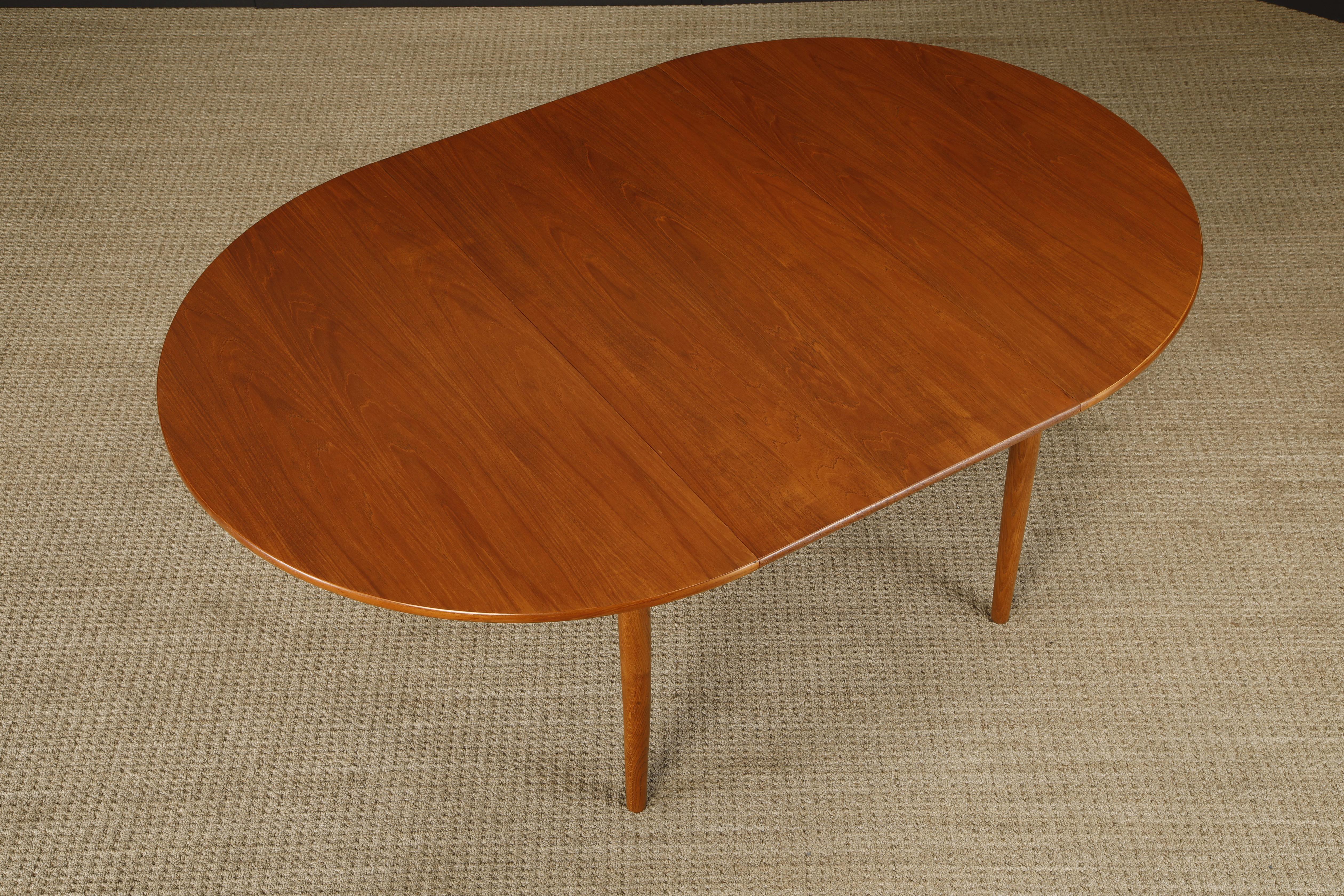 Mid-20th Century Peter Hvidt & Orla Mølgaard-Nielsen Model 311 Extendable Dining Table, 1950s For Sale