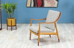 Peter Hvidt & Orla Mølgaard-Nielsen Modell FD-145 Lounge Chair für Frankreich & Daver