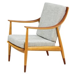 Peter Hvidt & Orla Mølgaard-Nielsen Modell FD-145 Lounge Chair für Frankreich & Daver