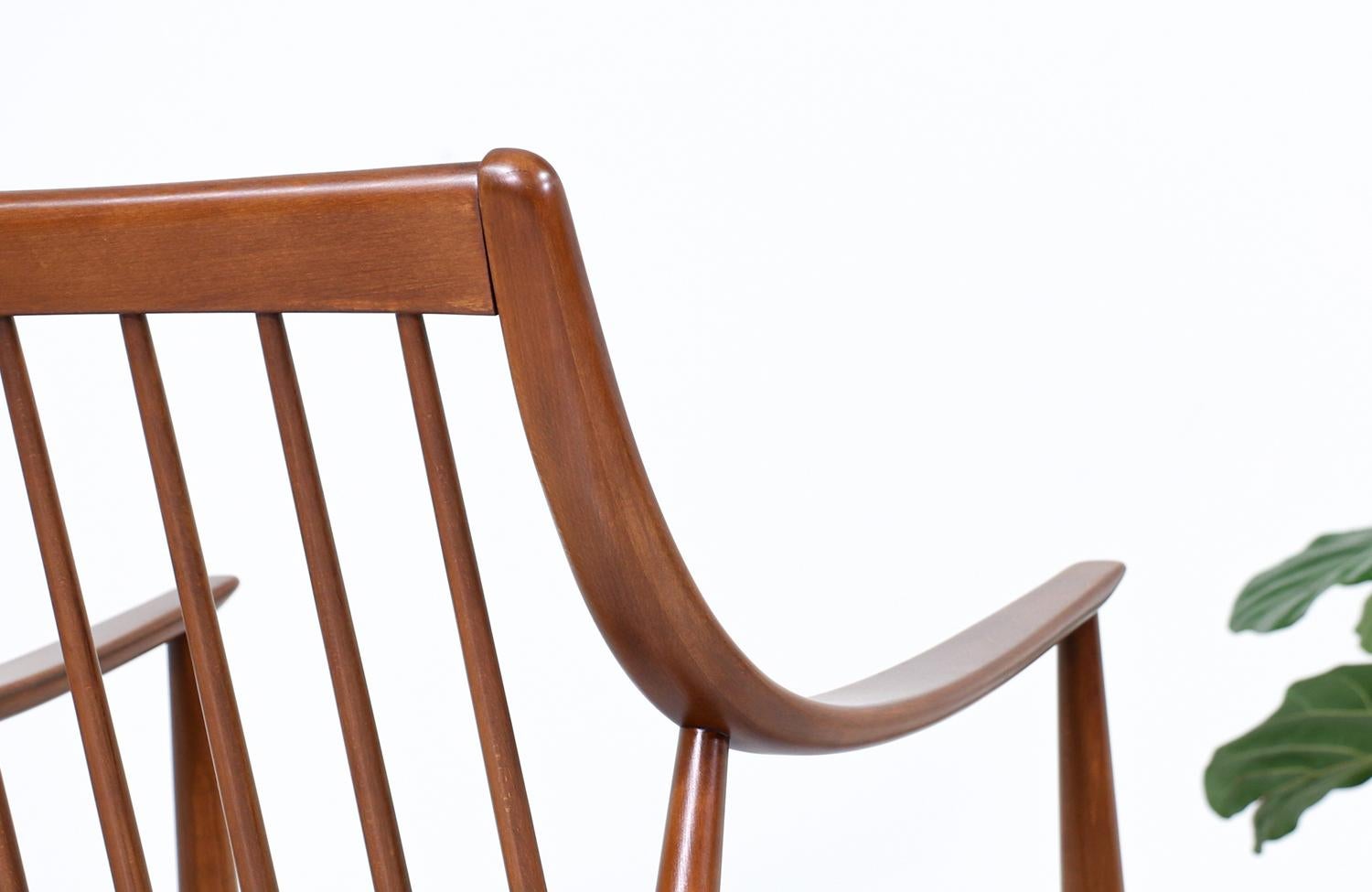 Danish Expertly Restored -Peter Hvidt & Orla Mølgaard-Nielsen Model FD-146 Lounge Chair For Sale