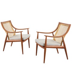 Peter Hvidt & Orla Mølgaard-Nielsen Model FD-146 Lounge Chairs for France & Dave