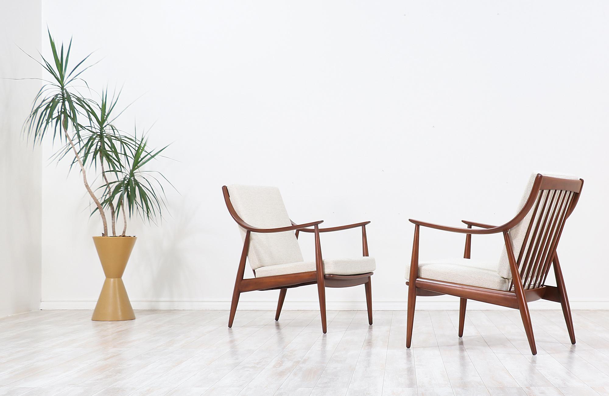 Danish Peter Hvidt & Orla Mølgaard-Nielsen Model FD-146 Lounge Chairs