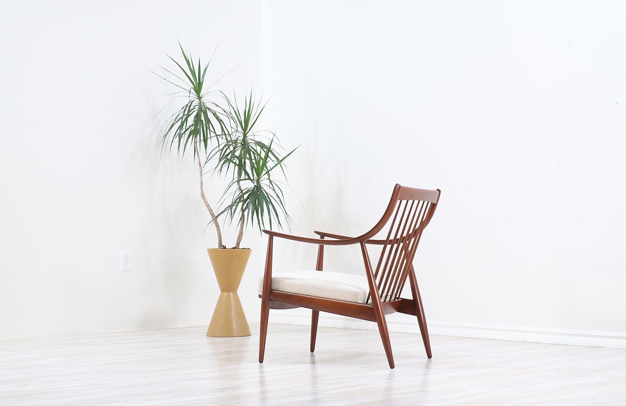 Fabric Peter Hvidt & Orla Mølgaard-Nielsen Model FD-146 Lounge Chairs