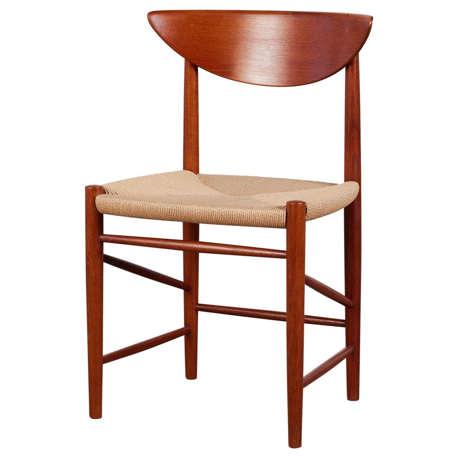 Peter Hvidt 
Orla Mølgaard-Nielsen Paper Cord Side Chair for Soborg Mobelfabrik