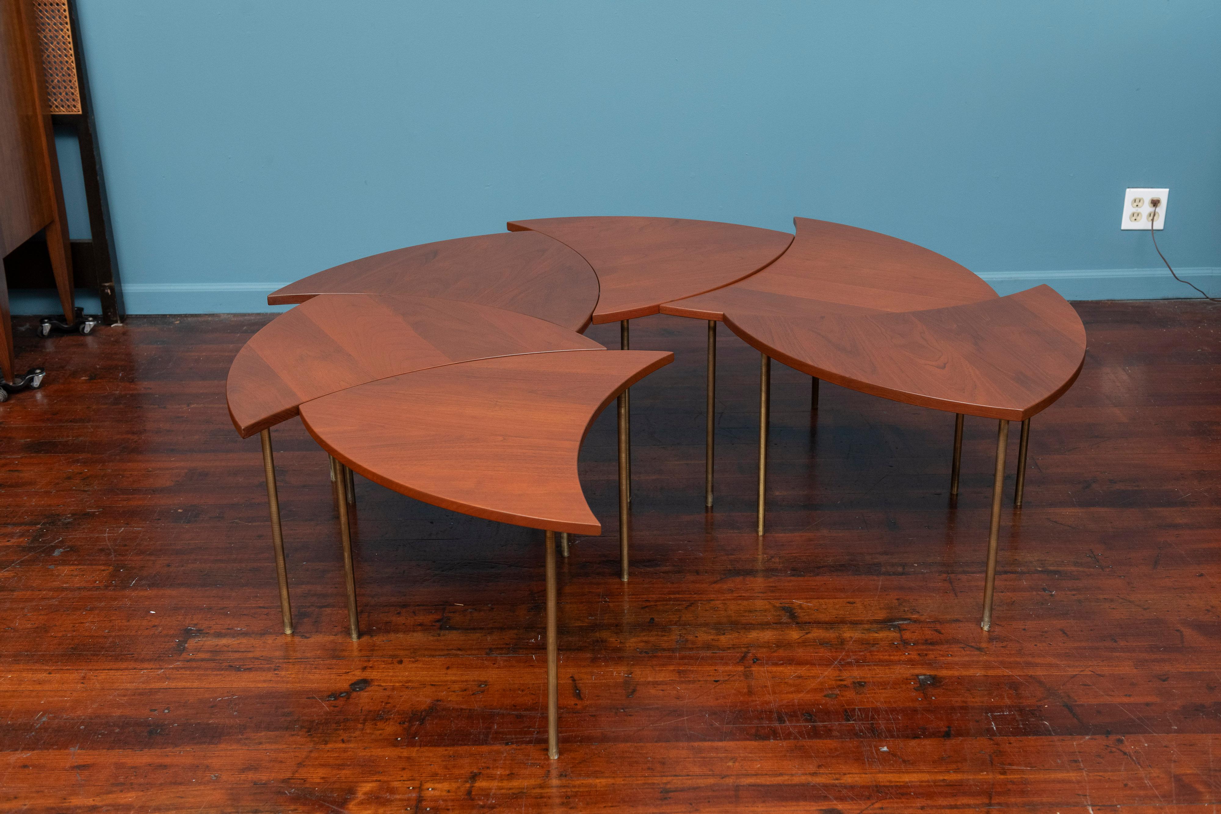 Mid-20th Century Peter Hvidt & Orla Mølgaard-Nielsen Pinwheel Coffee Table, Model 523