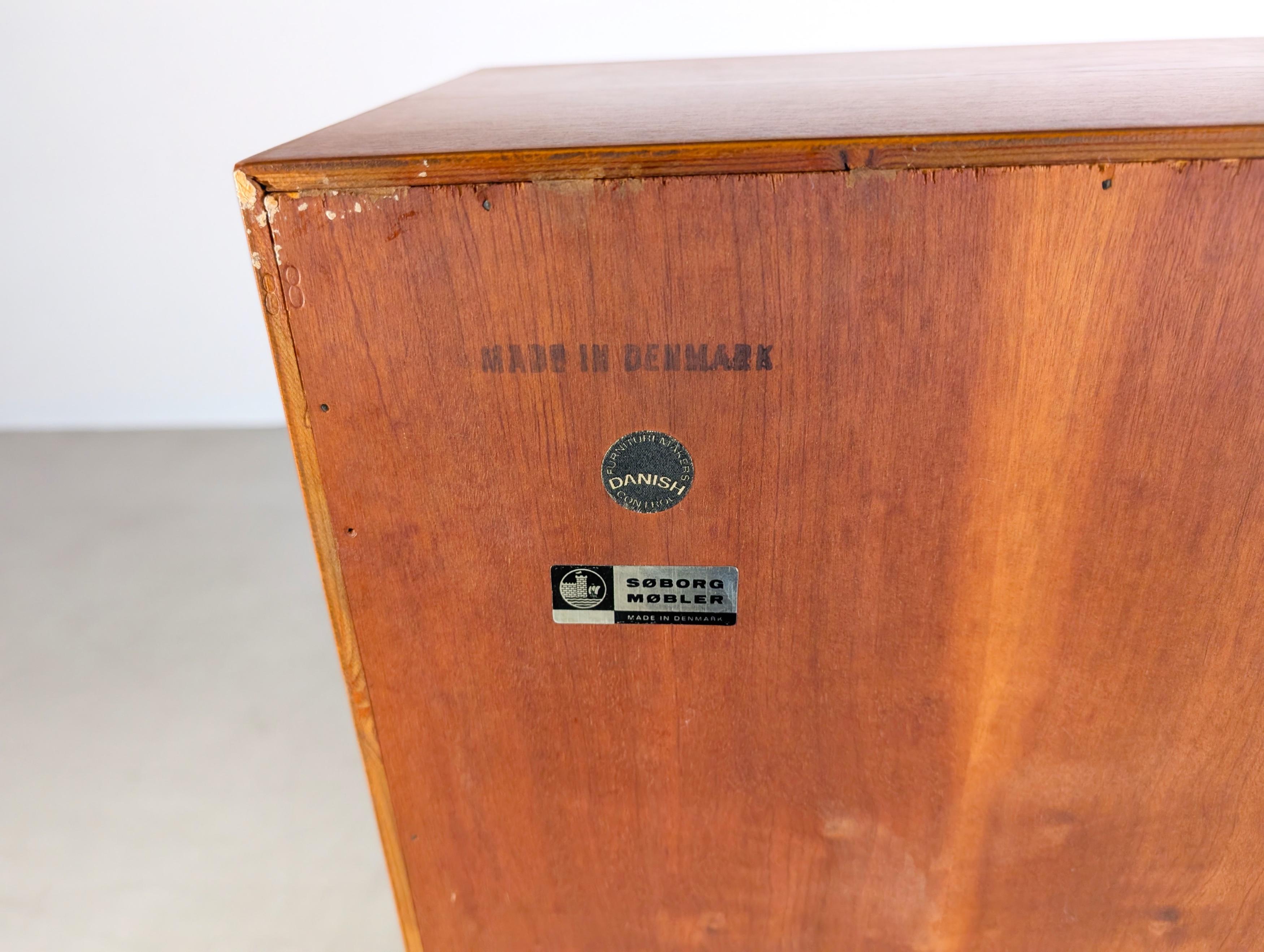 Teak Peter Hvidt Orla Mølgaard-Nielsen Sekretär Midcentury Søborg teak For Sale