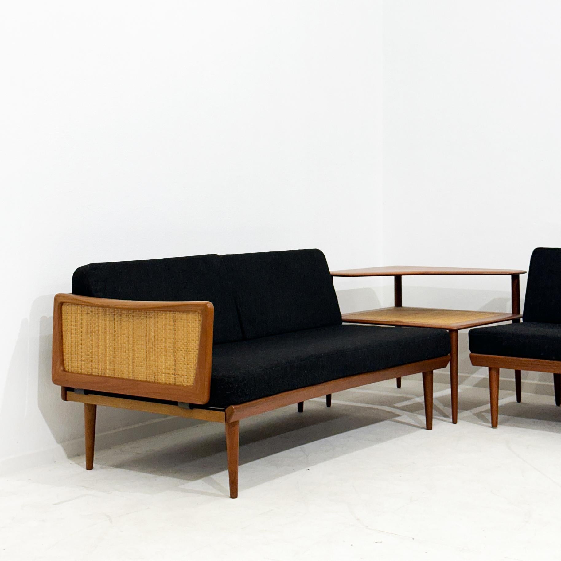 Fabric Peter Hvidt & Orla Mølgaard-Nielsen set of corner sofas model FD451 For Sale