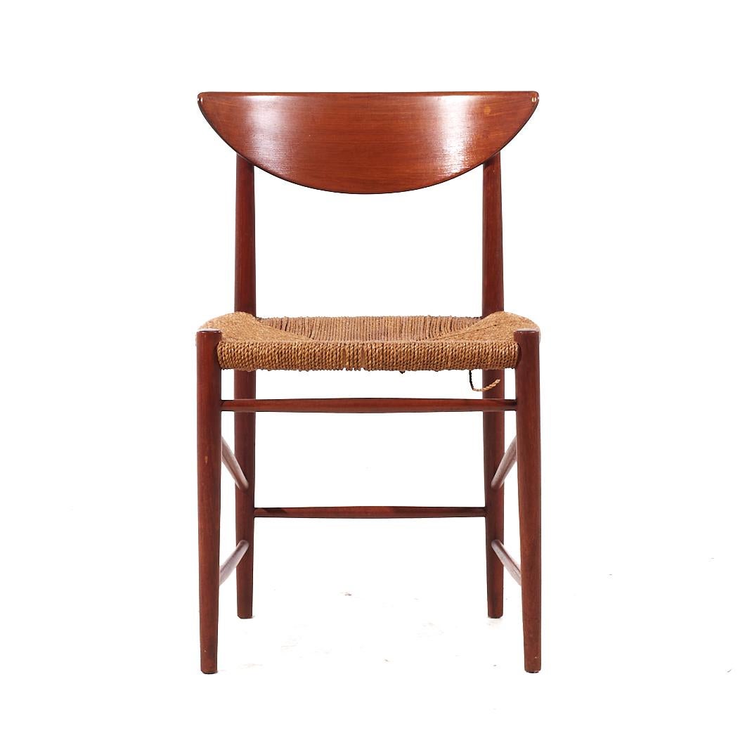 Peter Hvidt & Mølgaard Nielsen Soborg Modello 316 MCM Sedie da pranzo in teak - 6 In condizioni buone in vendita a Countryside, IL