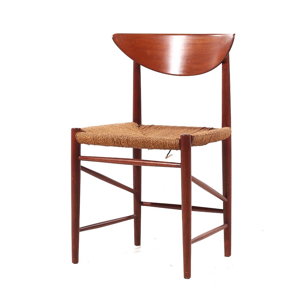 Fine XX secolo Peter Hvidt & Mølgaard Nielsen Soborg Modello 316 MCM Sedie da pranzo in teak - 6 in vendita
