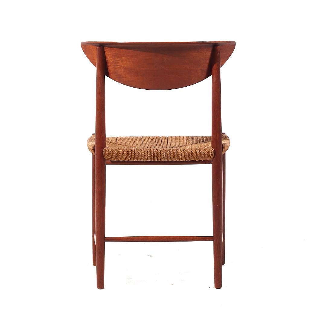 Peter Hvidt & Mølgaard Nielsen Soborg Modello 316 MCM Sedie da pranzo in teak - 6 in vendita 1