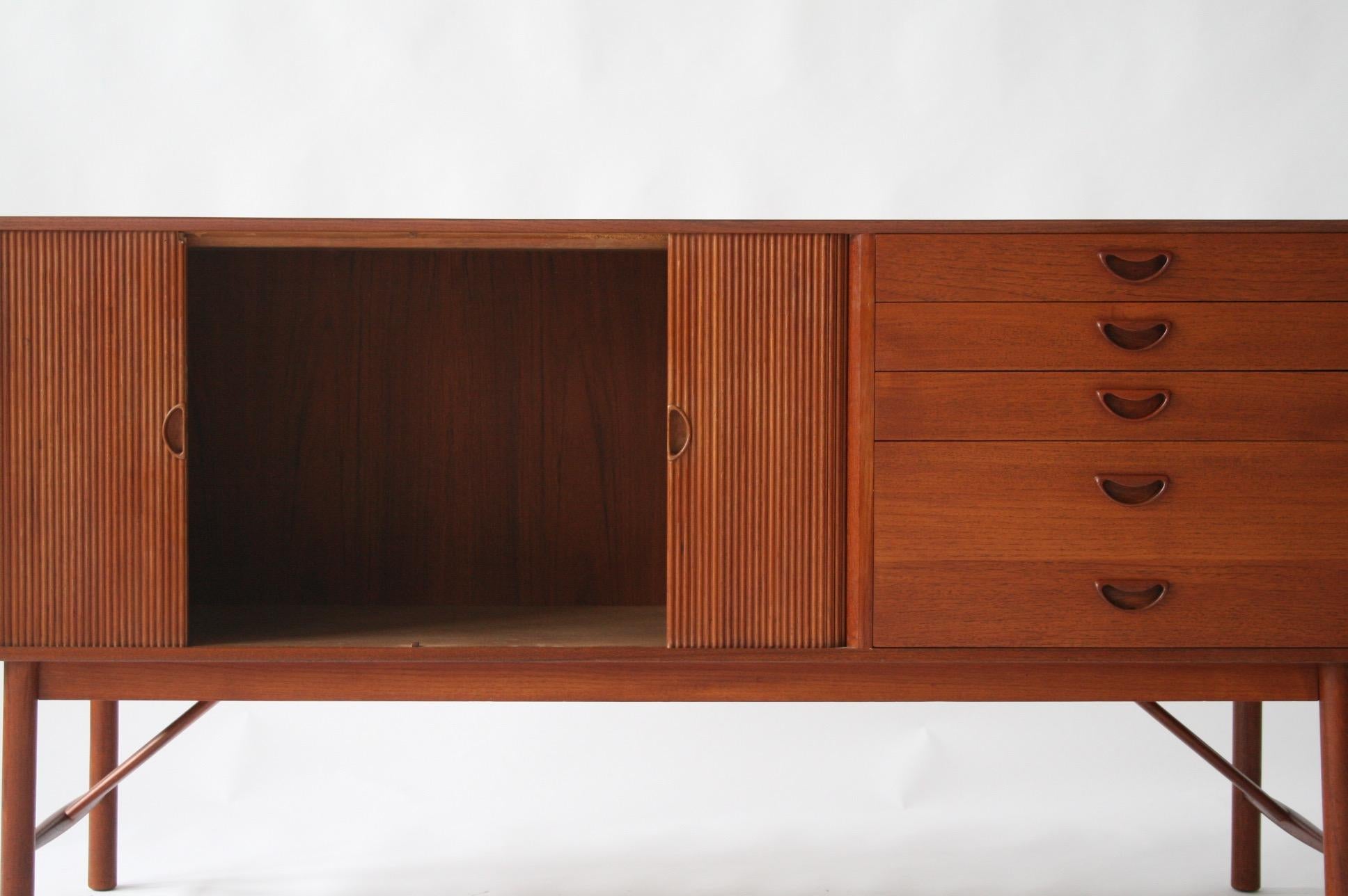 Peter Hvidt & Orla Mølgaard Nielsen Solid Teak Credenza 1