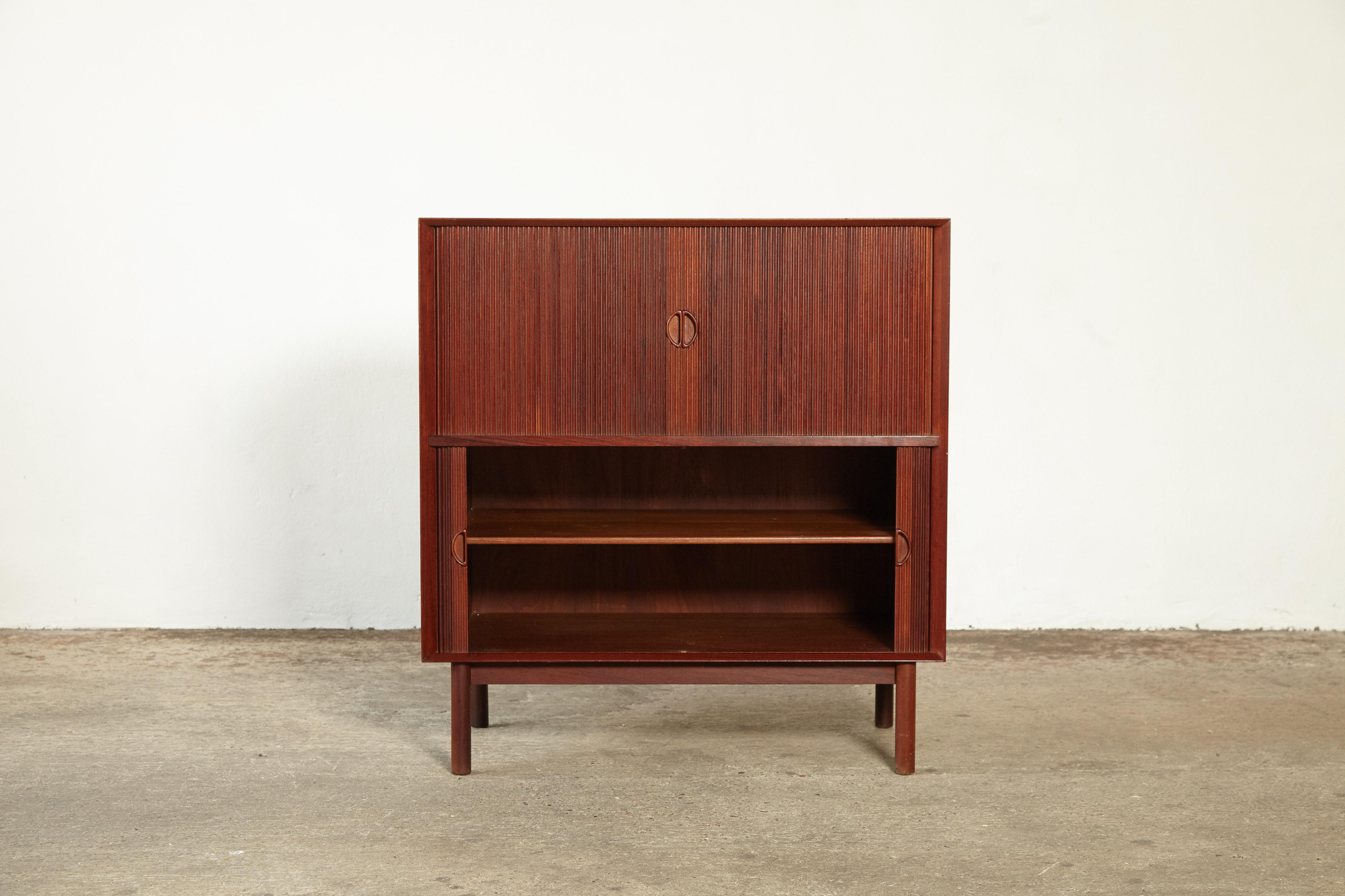 Teak Peter Hvidt & Orla Mølgaard-Nielsen Tabour Door Cabinet, Denmark, 1950s