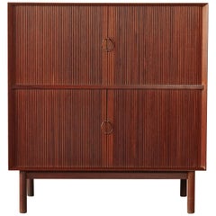 Peter Hvidt & Orla Mølgaard-Nielsen Tabour Door Cabinet, Denmark, 1950s