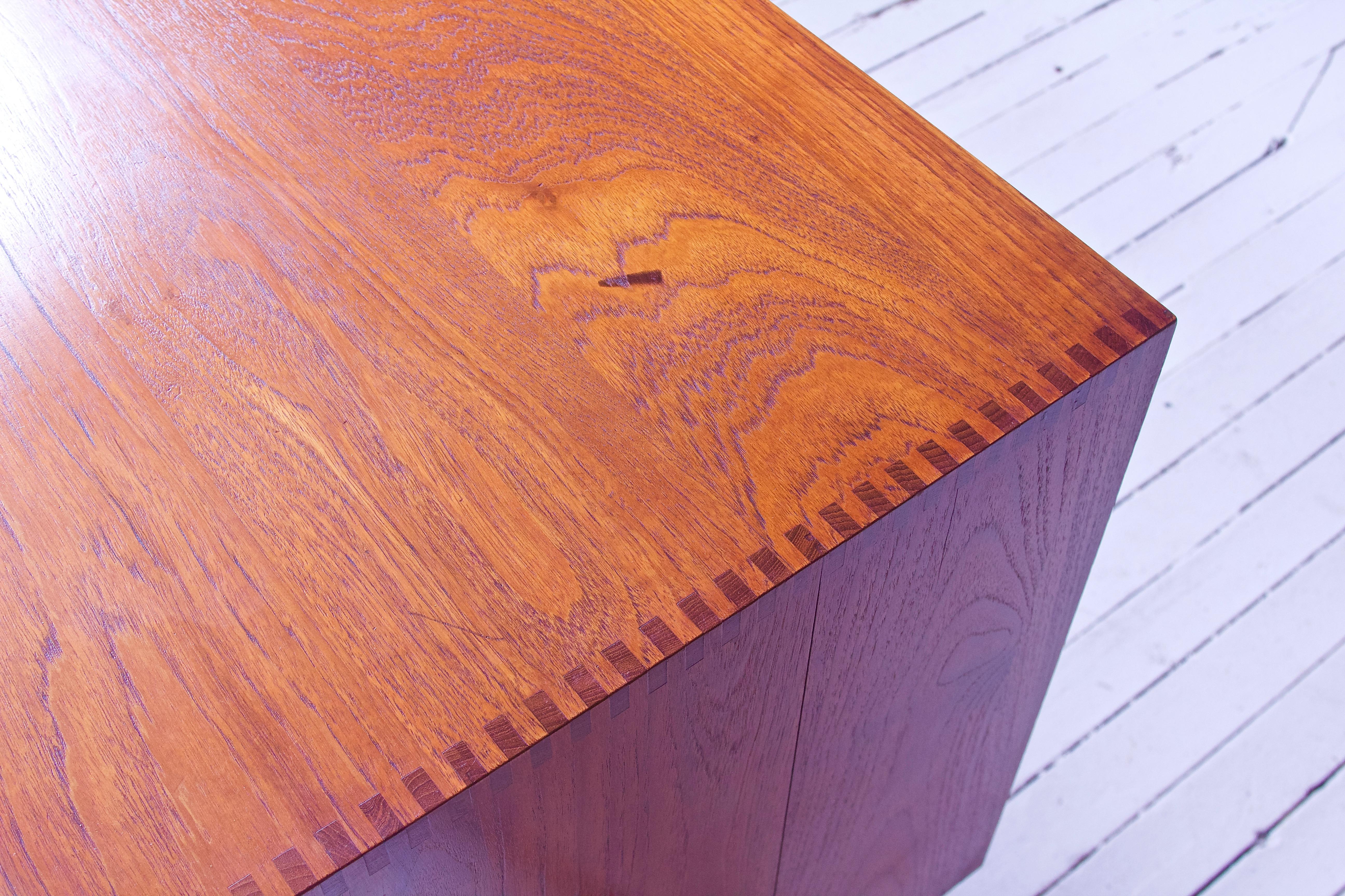 Peter Hvidt & Orla Mølgaard Nielsen Tambour Sideboard in Teak, Denmark, 1958 2