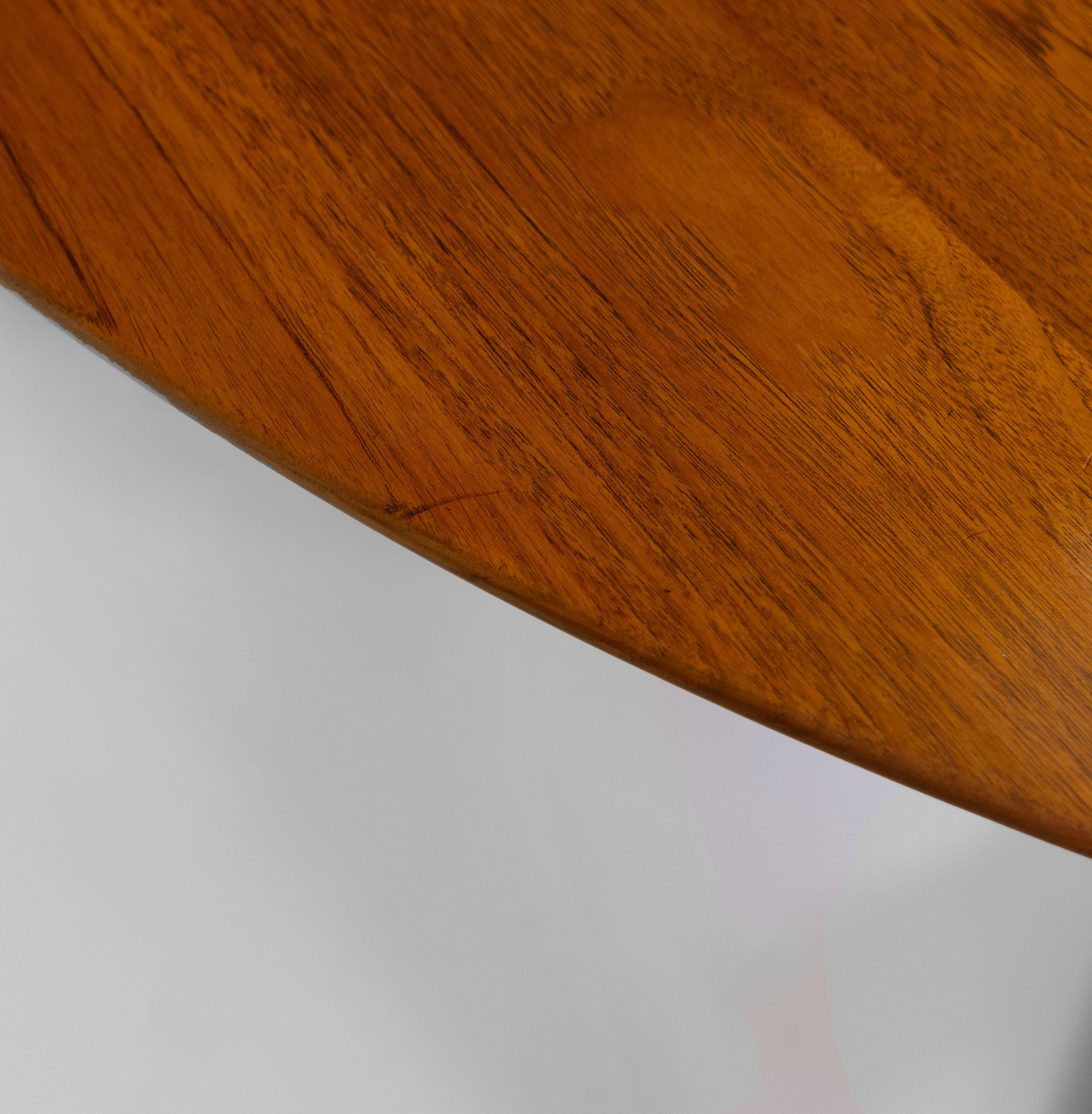 Peter Hvidt & Orla Mølgaard Nielsen Teak Drop Leaf Dining Table For France & Son 13