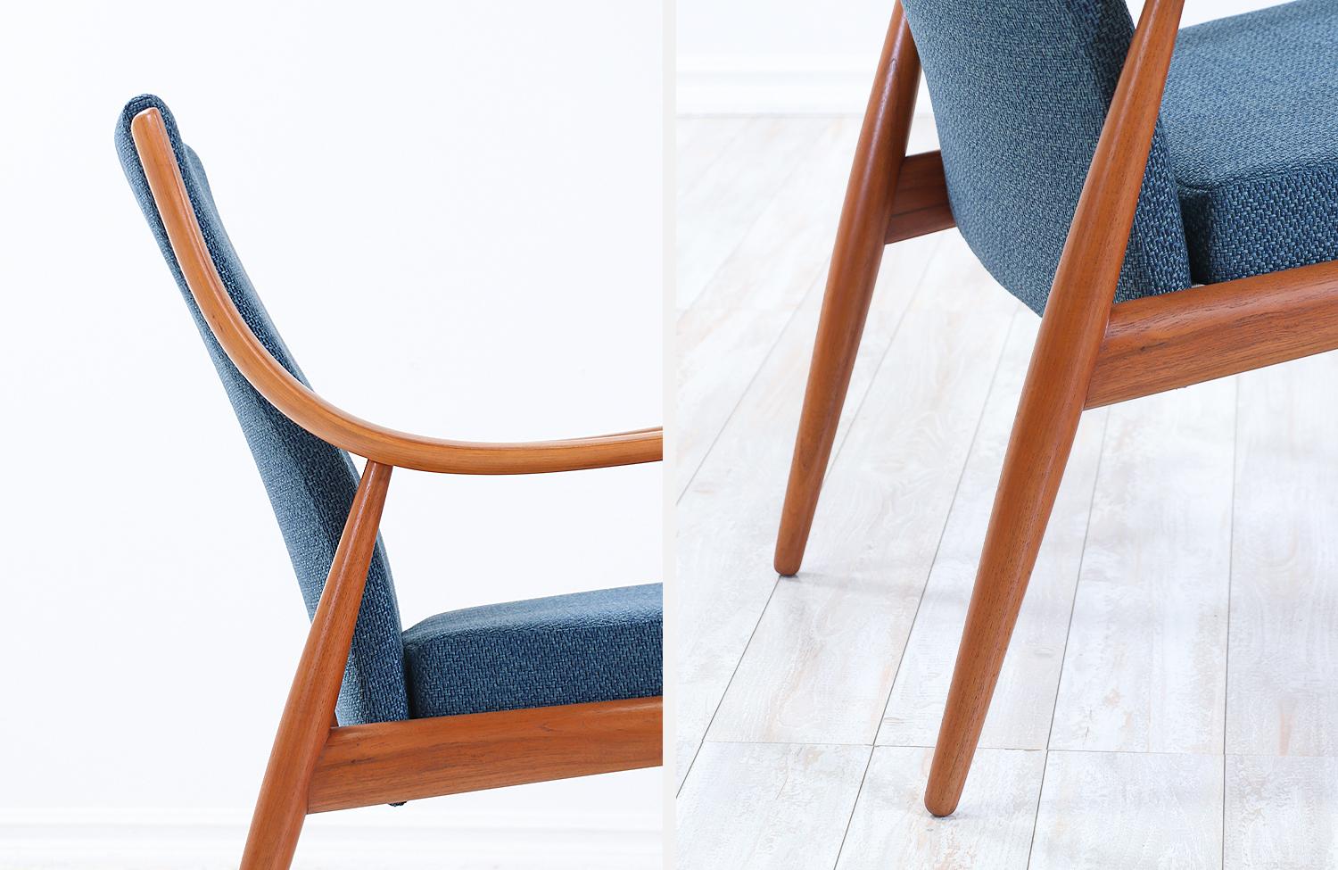 Peter Hvidt & Orla Mølgaard-Nielsen Teak Lounge Chairs for France & Søn 2