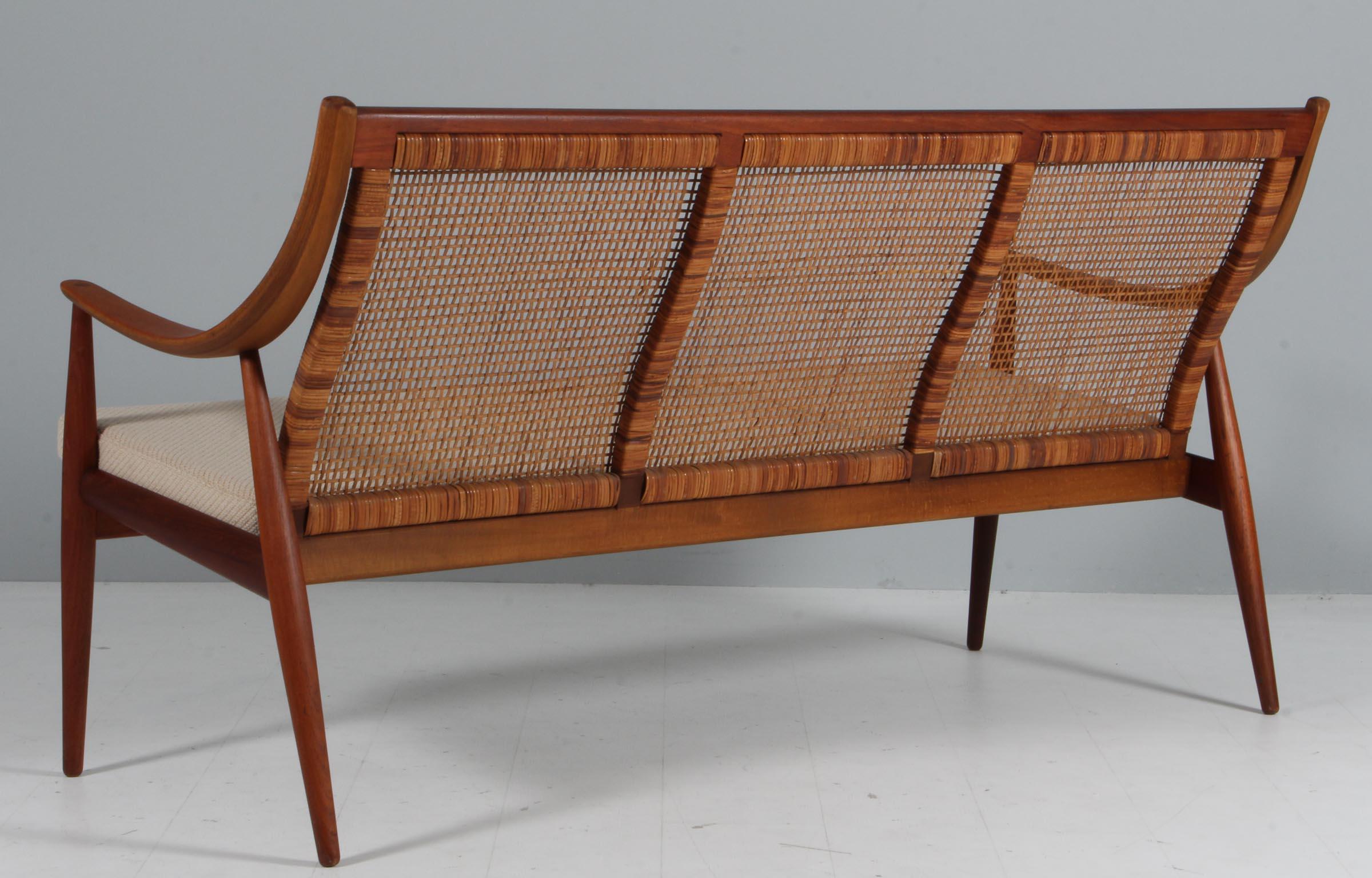Peter Hvidt & Orla Mølgaard Nielsen, Three seat sofa, very rare 1