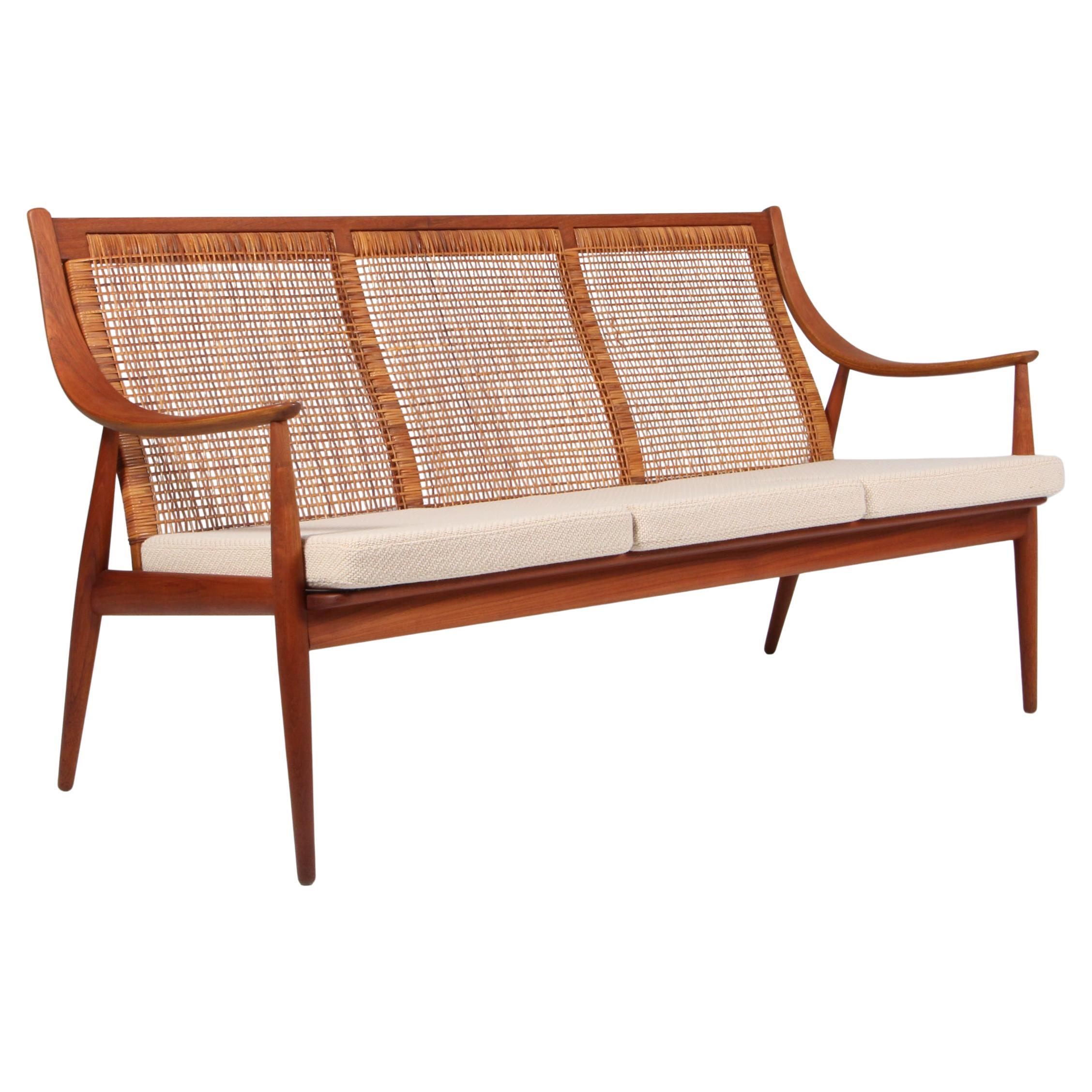 Peter Hvidt & Orla Mølgaard Nielsen, Three seat sofa, very rare