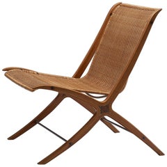 Antique Peter Hvidt & Orla Mølgaard-Nielsen 'X' Chair, Denmark, 1950-1960 