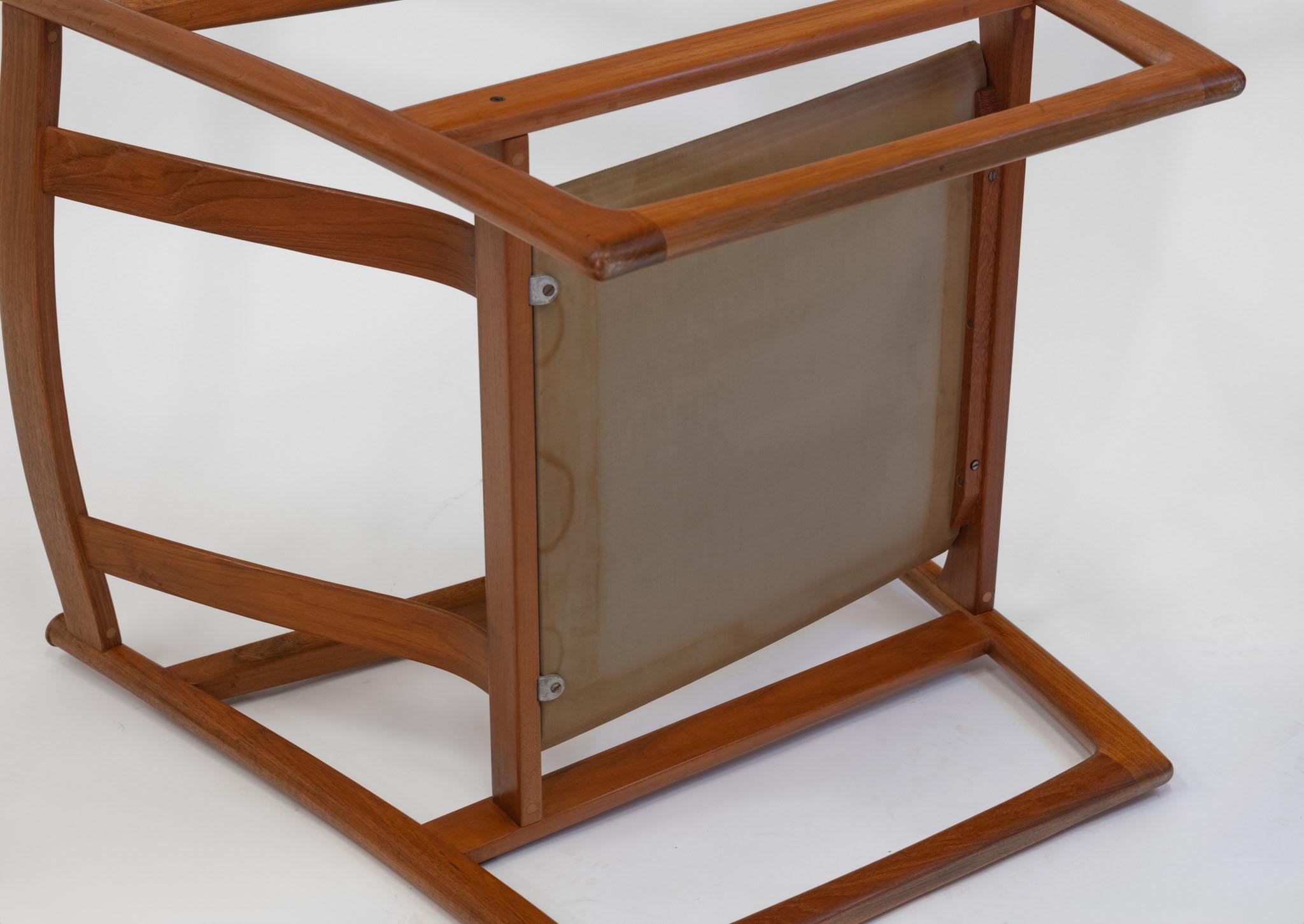 Peter Hvidt & Orla Mølgaard Teak Lounge Chair For France & Son Model Fd 130 For Sale 9