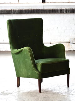 Peter Hvidt Orla Molgaard Classic Danish 1950s Lounge Chair